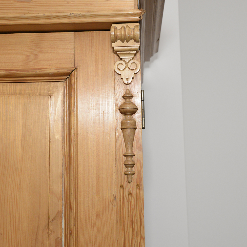 Contemporary Pine Media/Clothes Armoire