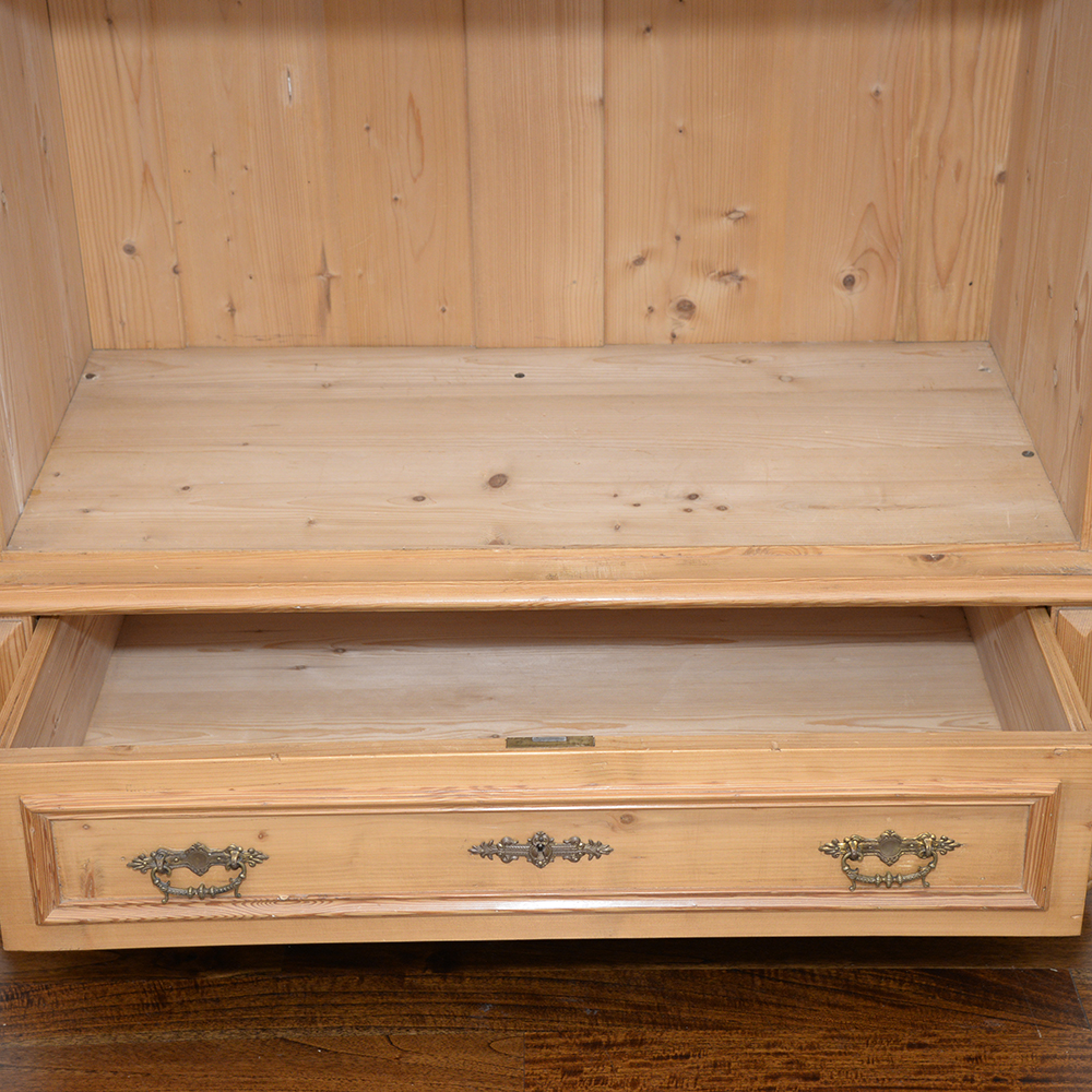 Contemporary Pine Media/Clothes Armoire