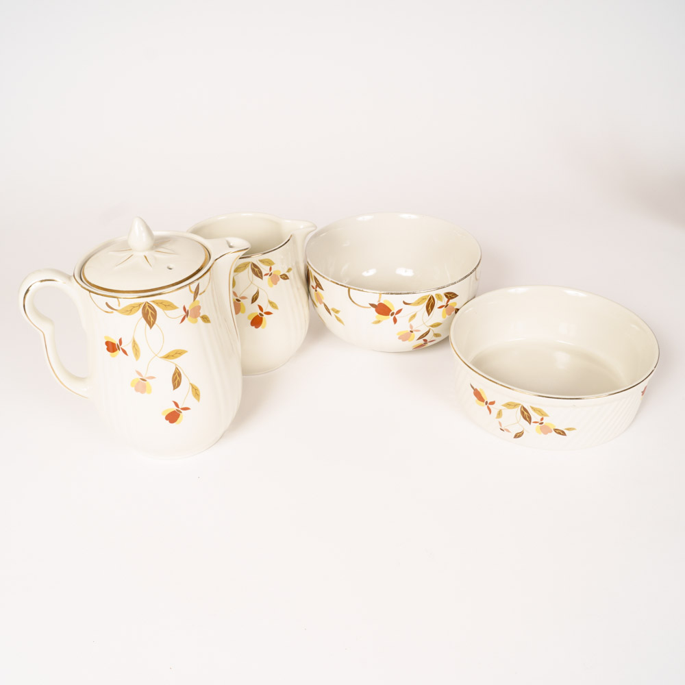 Hall's Jewel Tea "Autumn Leaf" Serving Dishes