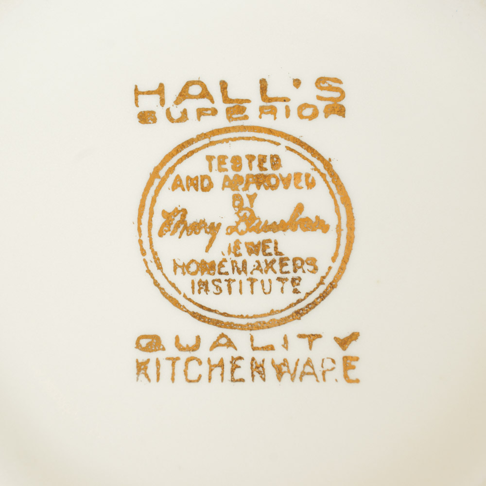 Hall's Jewel Tea "Autumn Leaf" Serving Dishes