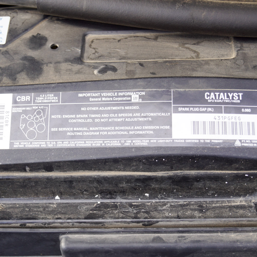 1996 Chevy S10 Pickup Truck