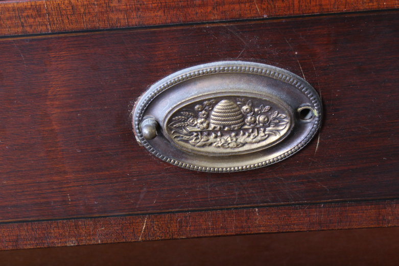 Antique Hepplewhite Style Mahogany Secretary Cabinet