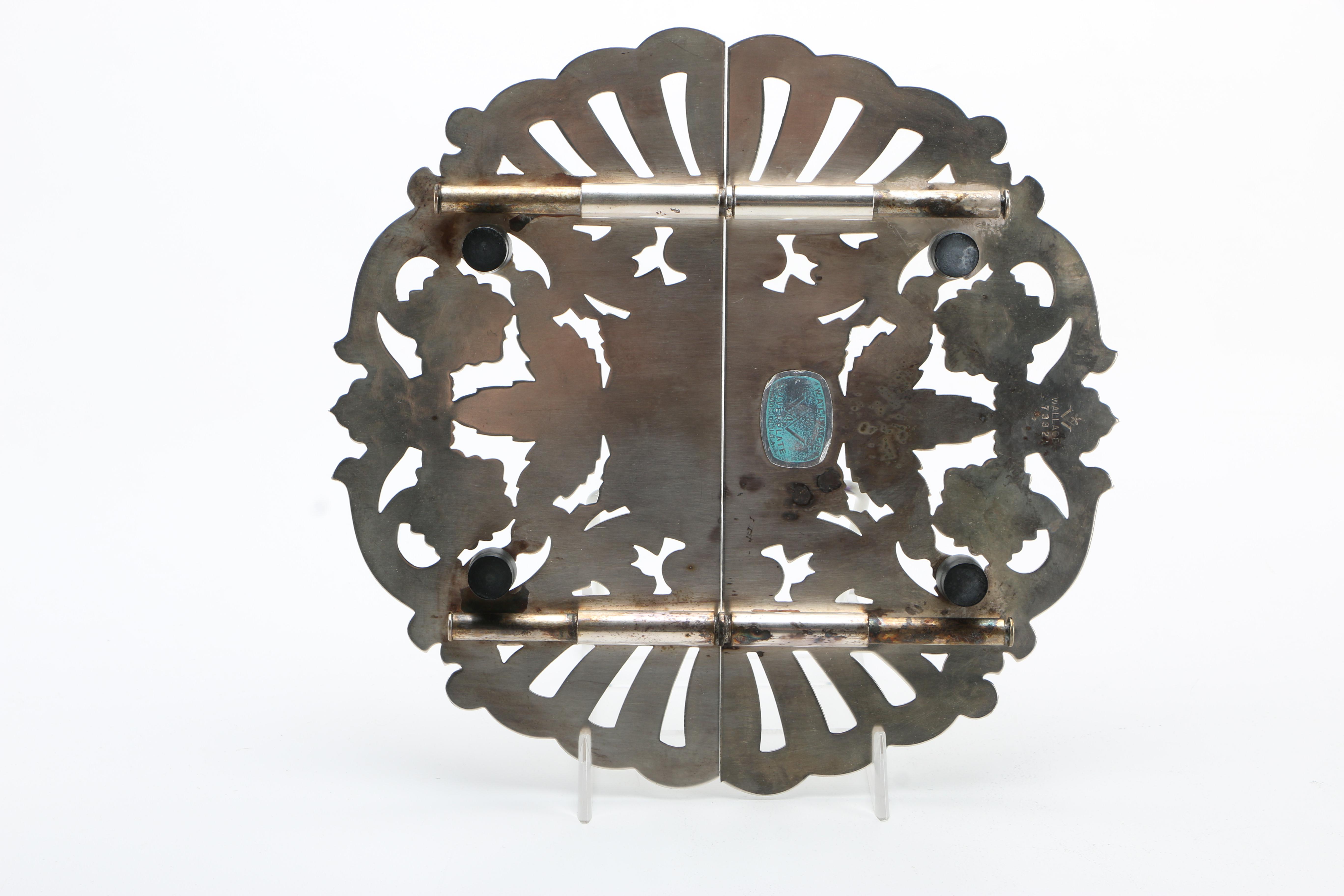 Silver Plate Serving Platters Including Wallace