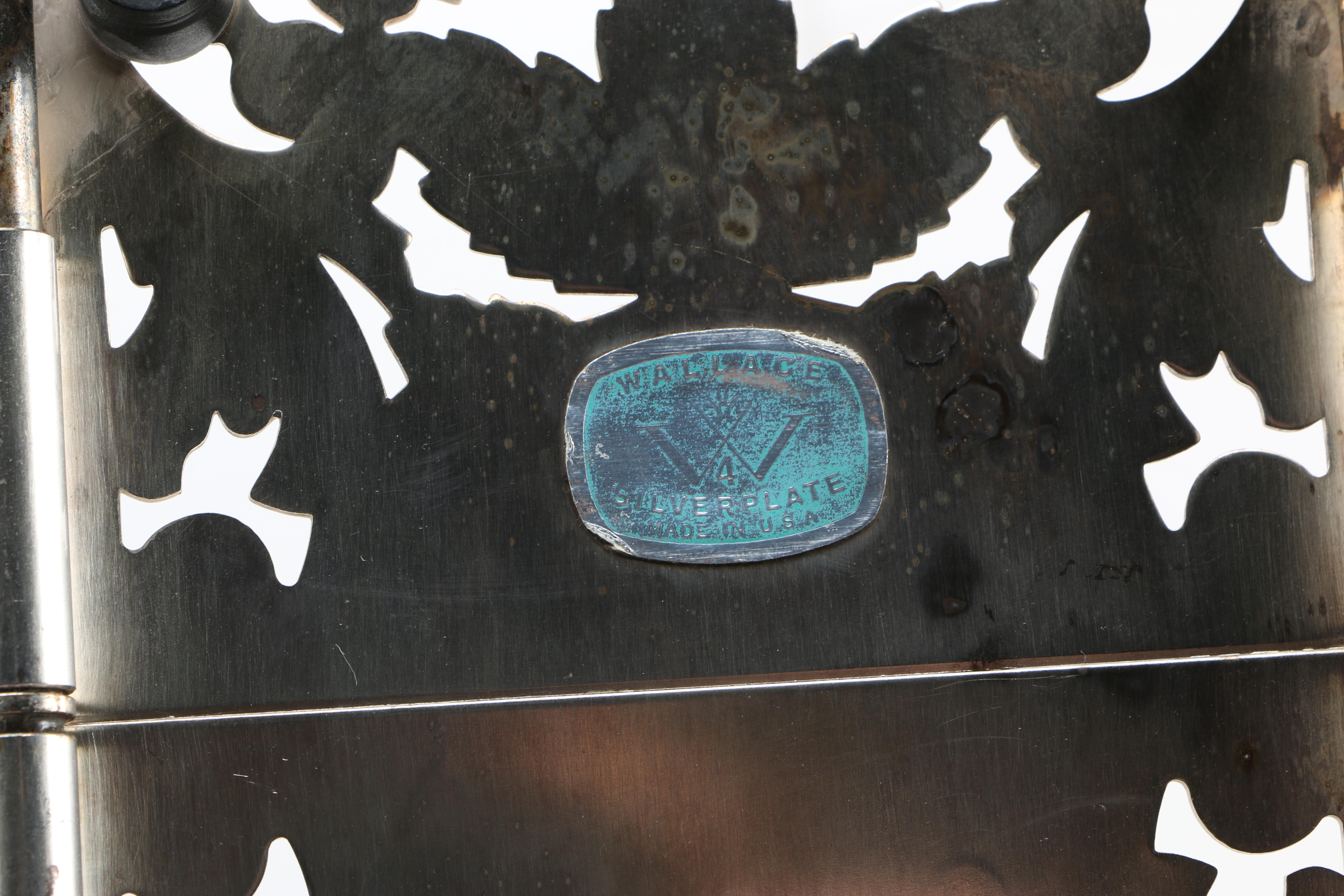 Silver Plate Serving Platters Including Wallace