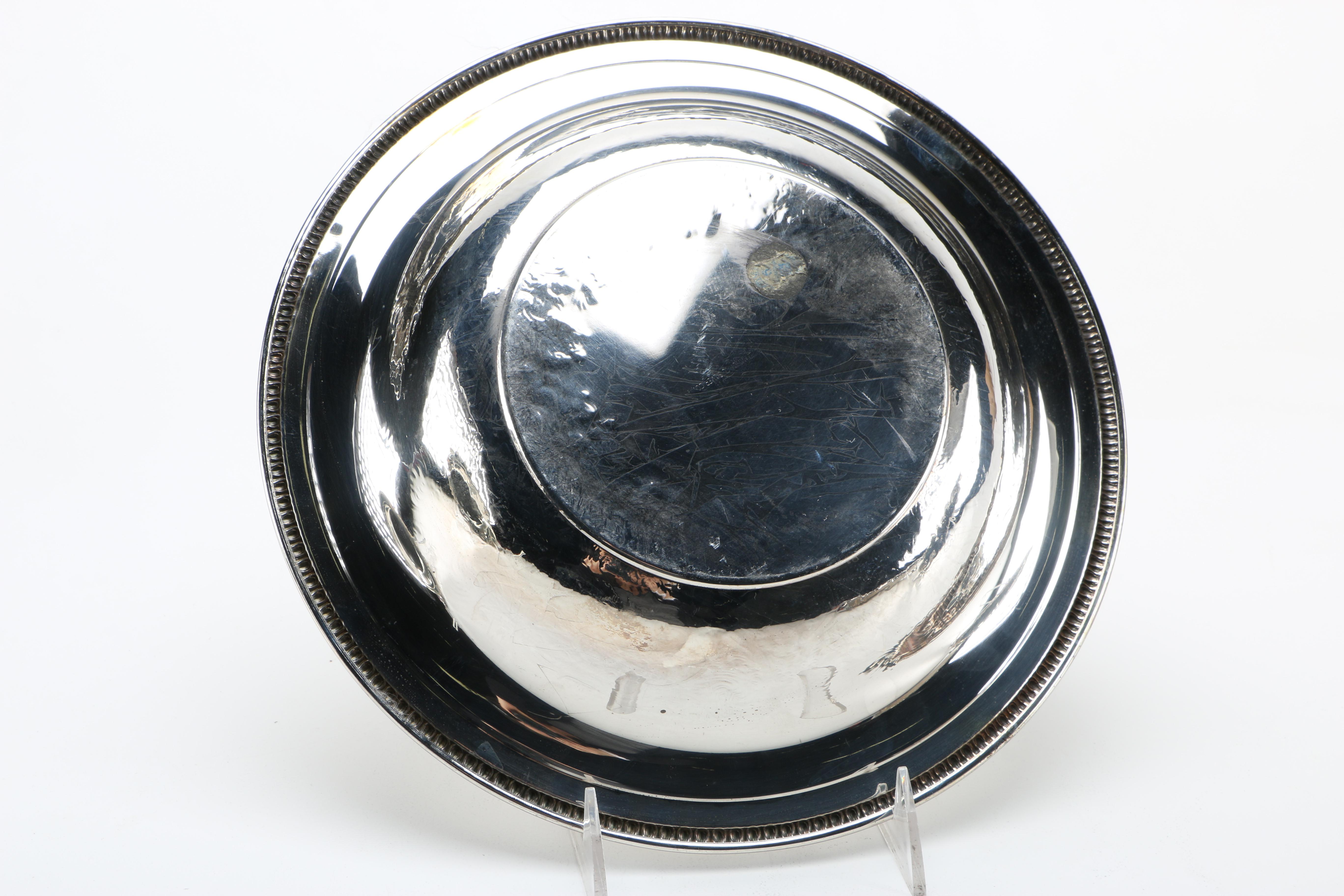 Silver Plate Serving Platters Including Wallace