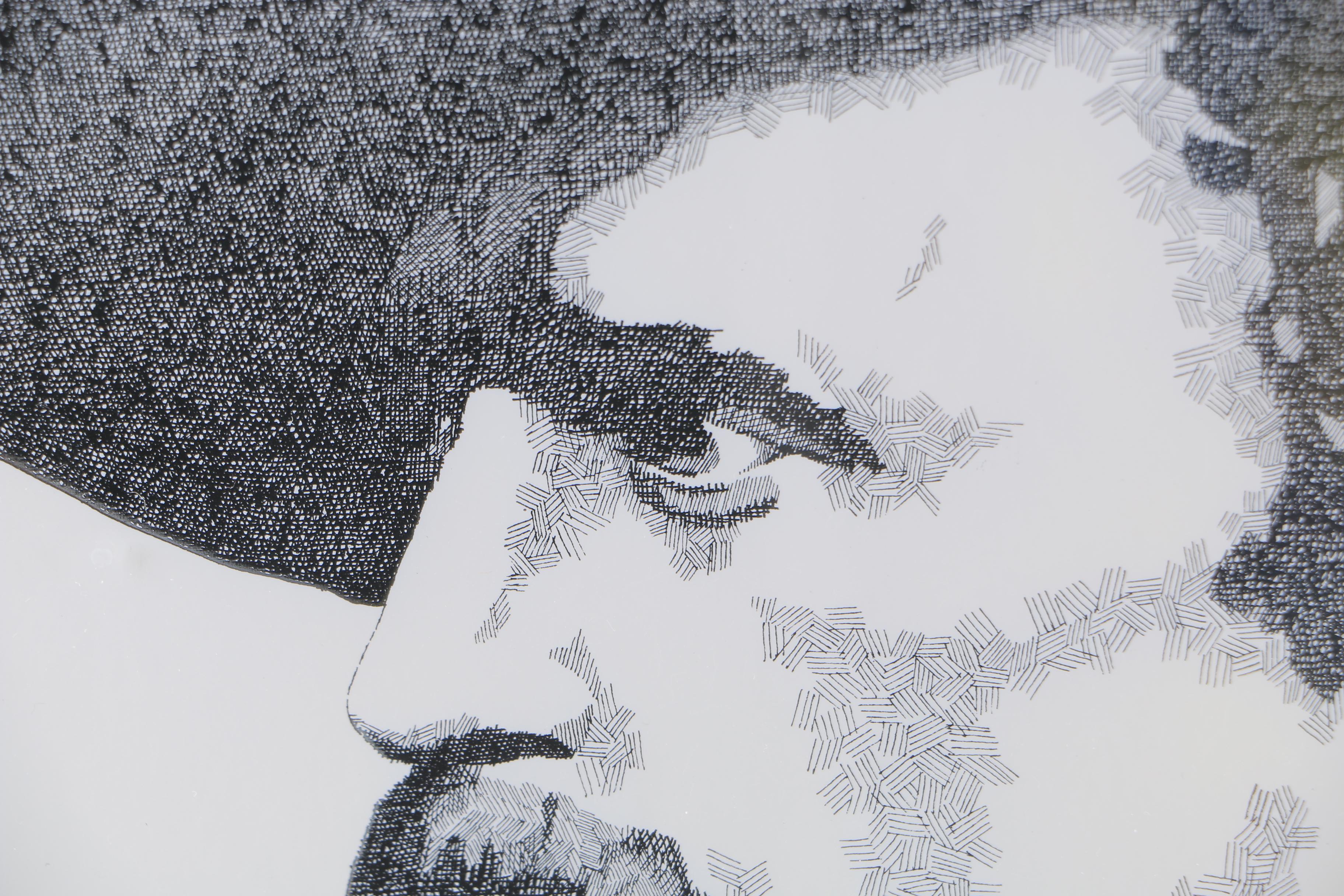 Lithograph after Unsigned Ink Drawing of General George Custer