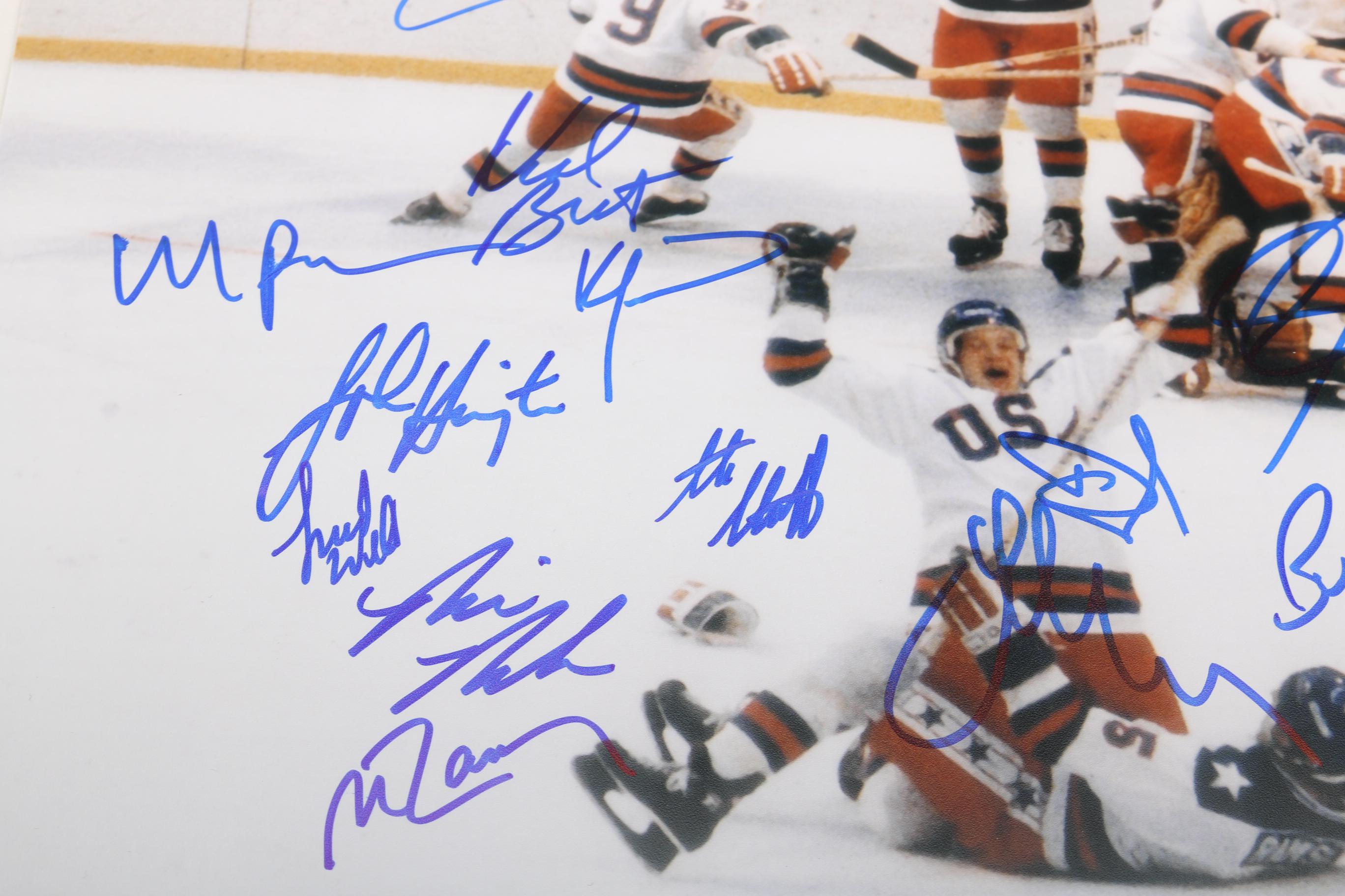 Autographed "Miracle on Ice" Photo