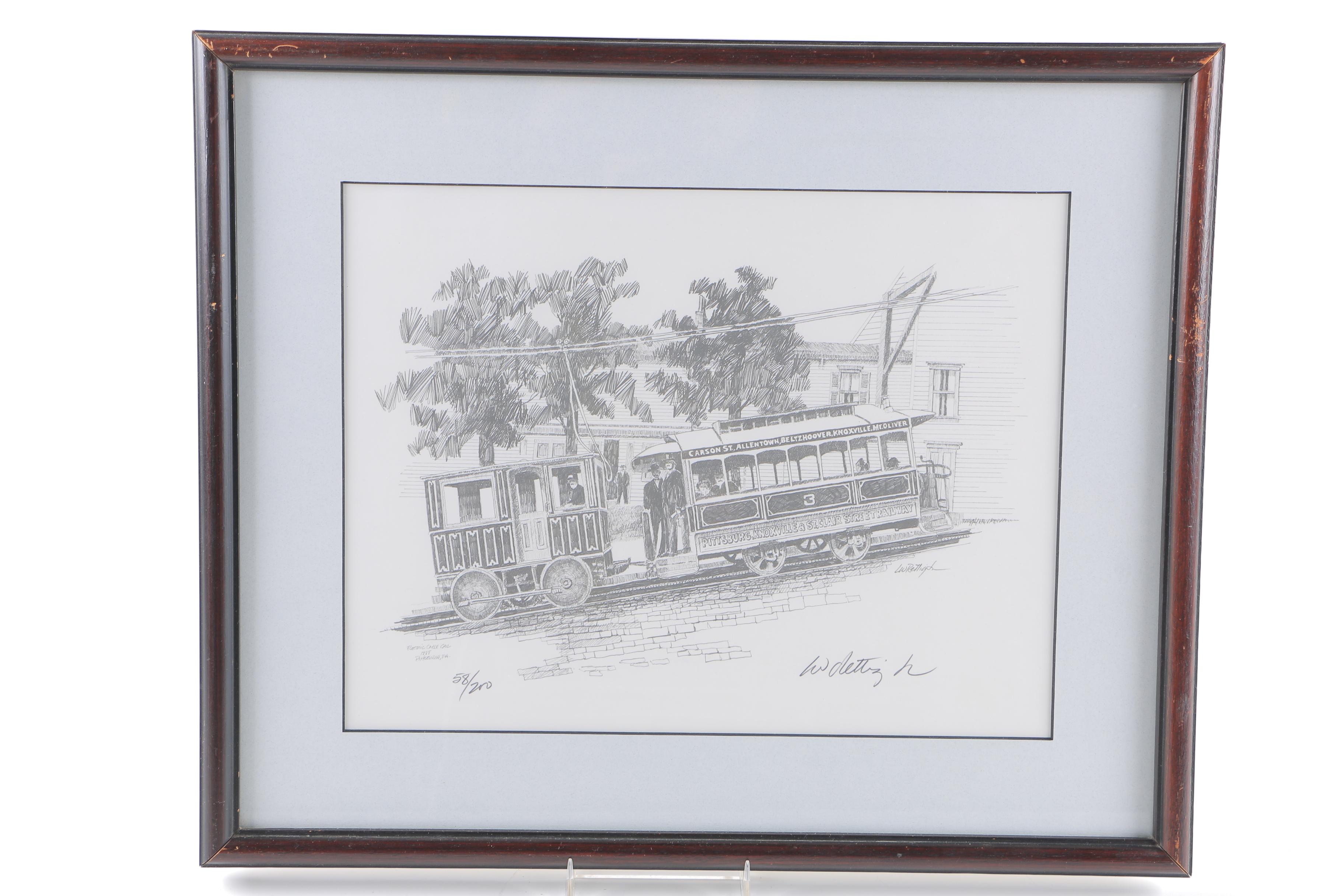 Pittsburgh Street Scene Prints