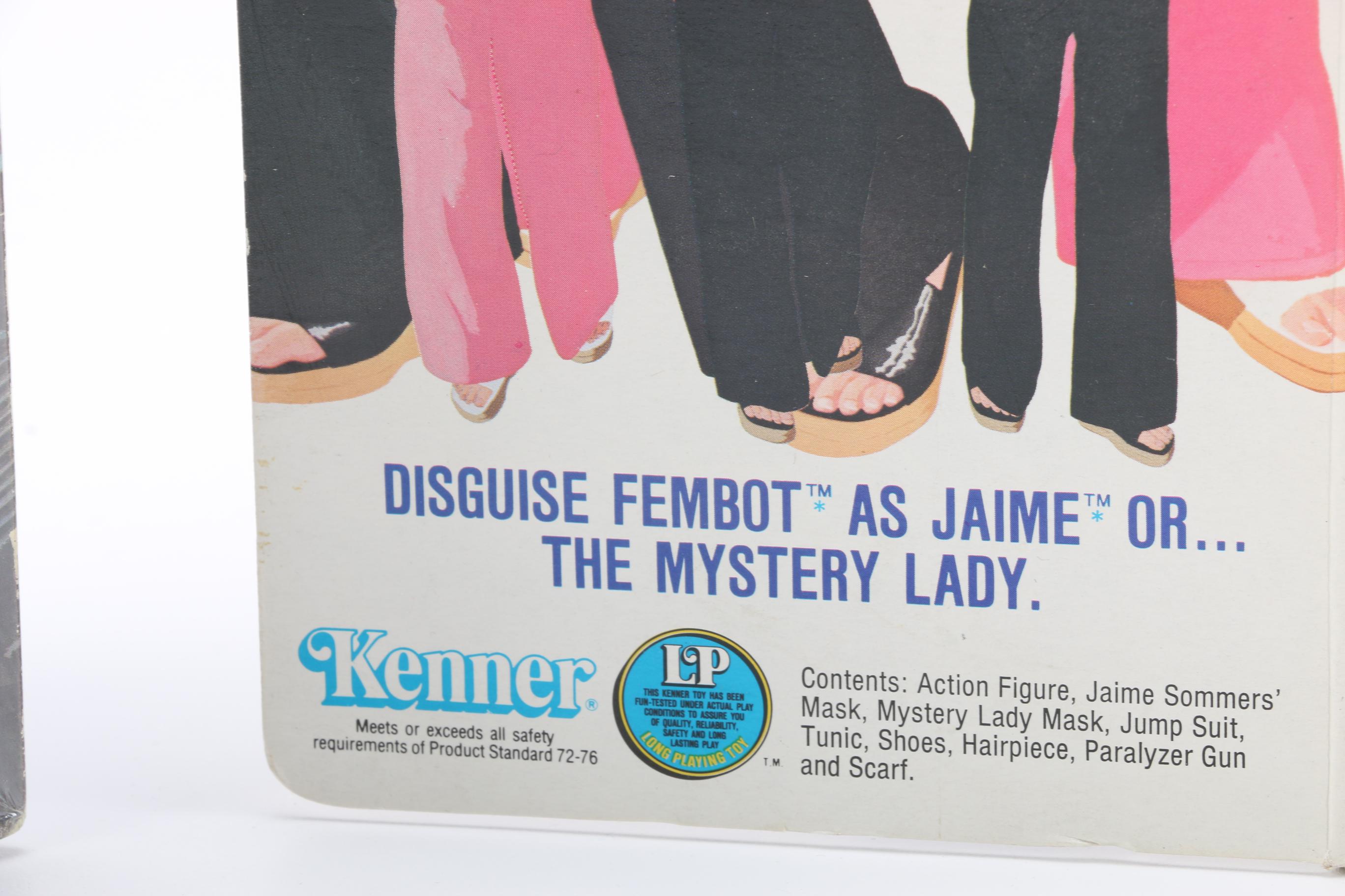 Kenner "Fembot" Disguise Doll and Mattel Battlestar Galactica "Colonial Warrior" Doll