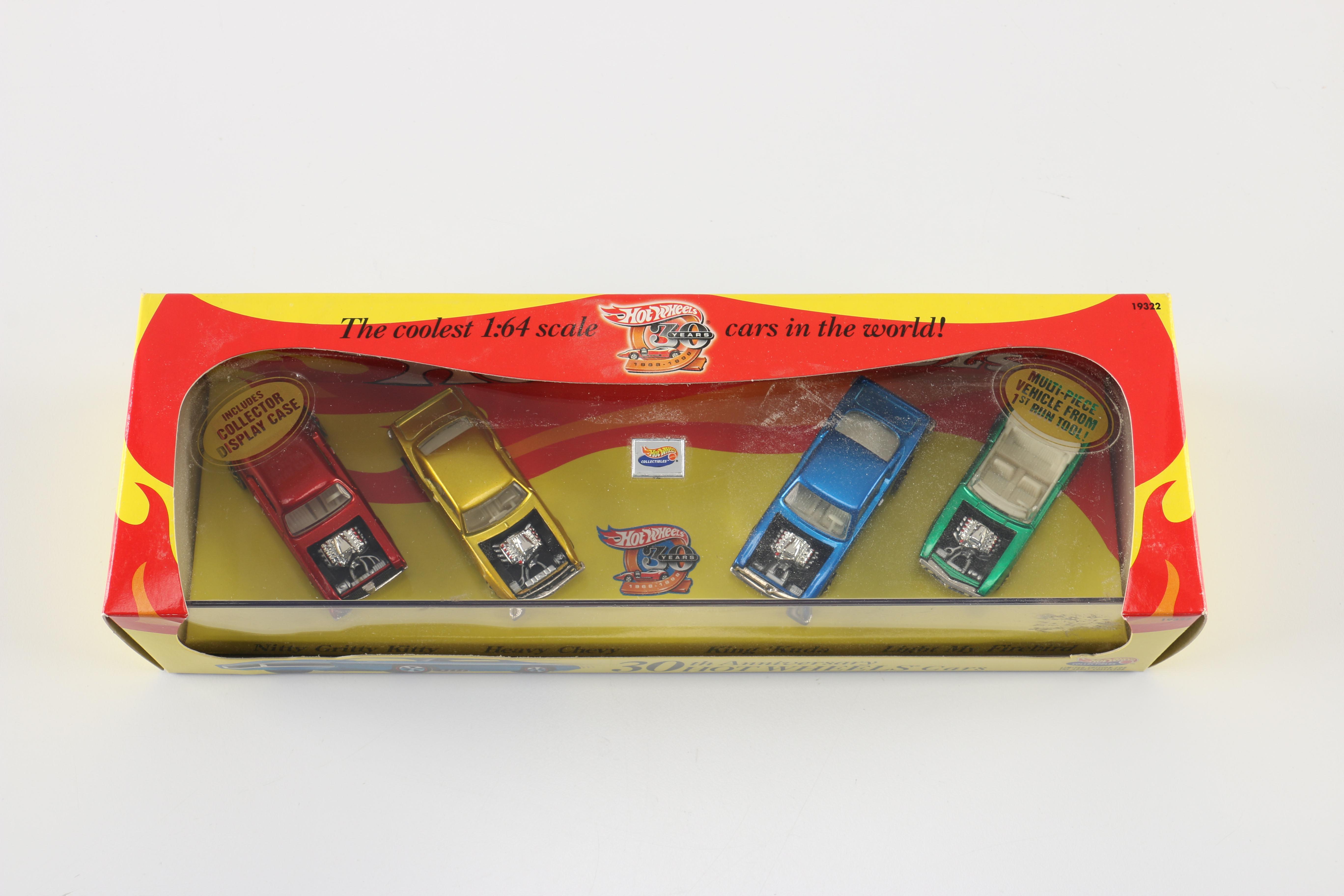 Limited Edition Hot Wheels 30th Anniversary Die Cast Car Set