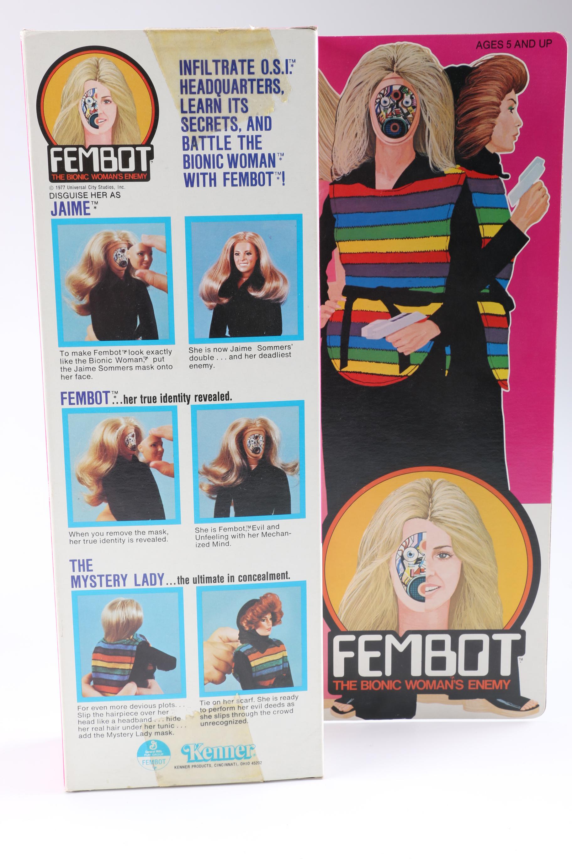 Kenner "Fembot" Disguise Doll and Mattel Battlestar Galactica "Colonial Warrior" Doll