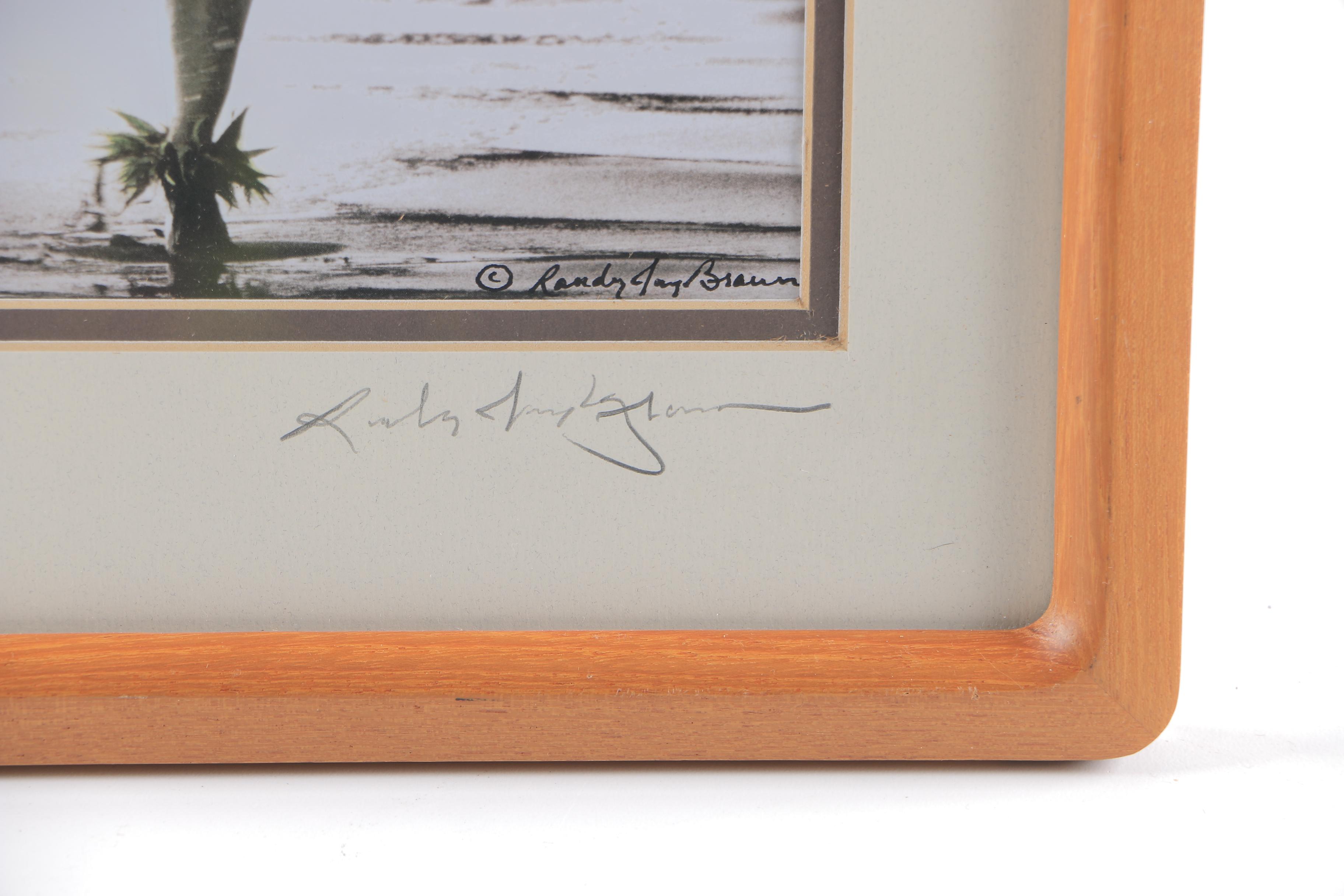 Randy Jay Brauer Signed Offset Lithograph Print "Aloha No"