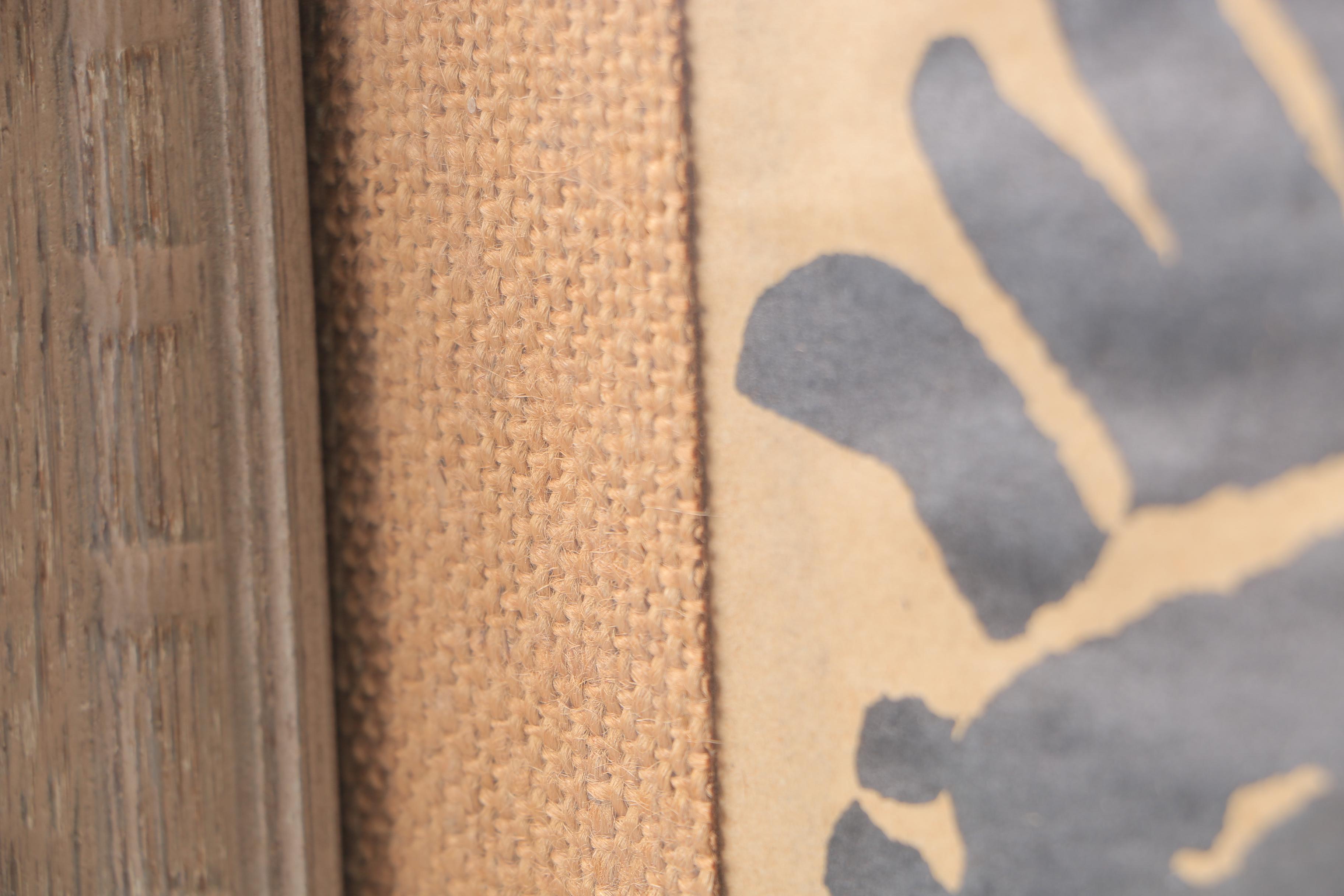 Framed Klecksograph "Cara de idolo, Teotihuacan I"