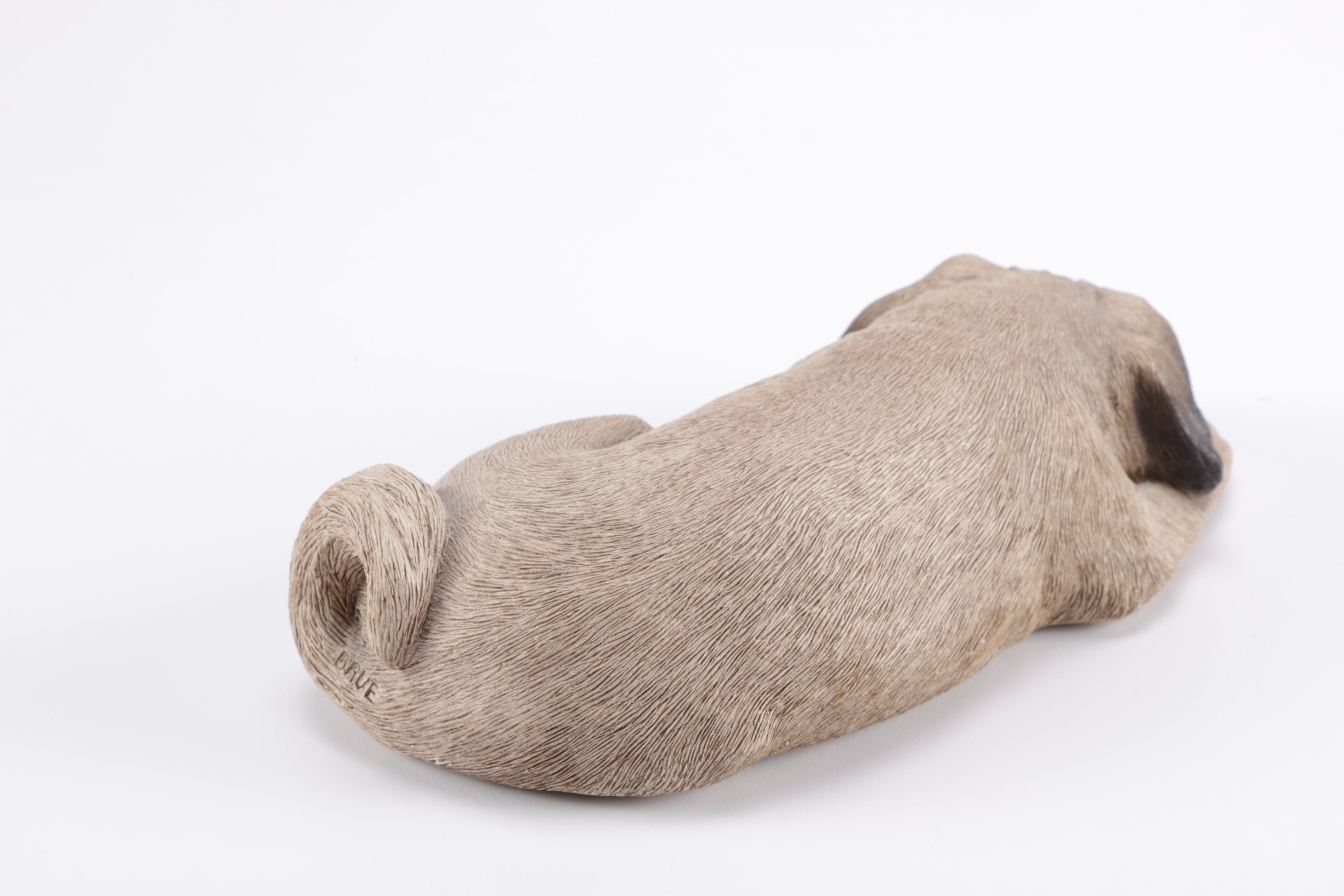 Signed Sandra Brue Sandicast Dog Figurines