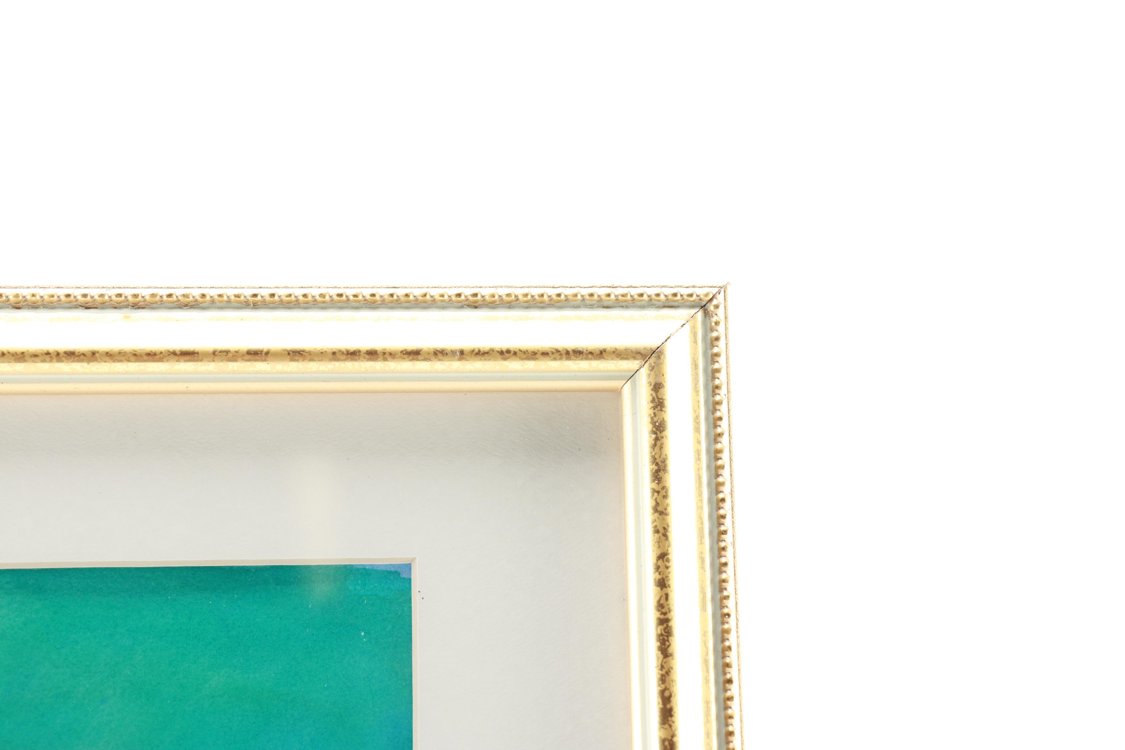 Unsigned Watercolor Painting of a Donkey