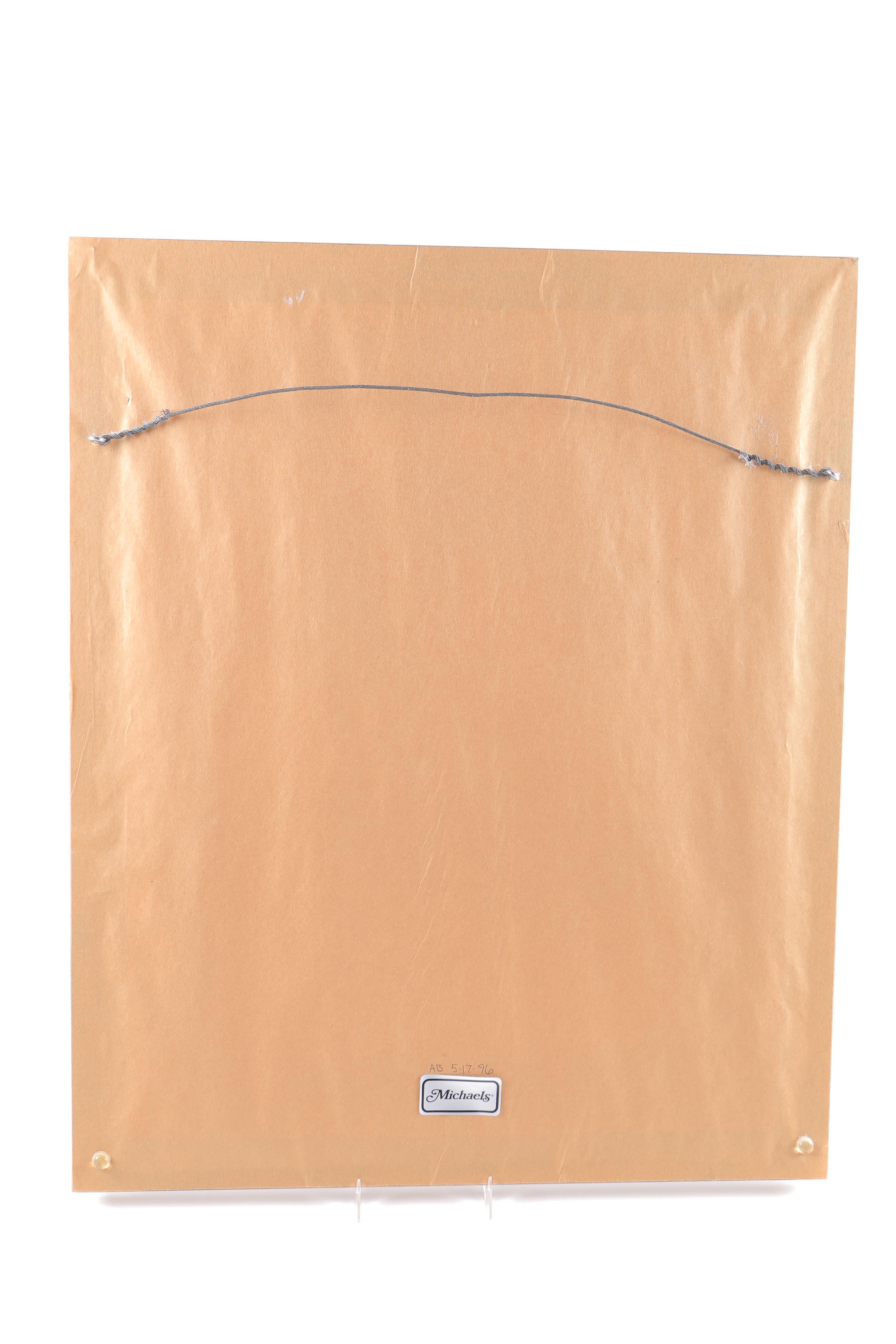 Lithograph after Unsigned Ink Drawing of General George Custer