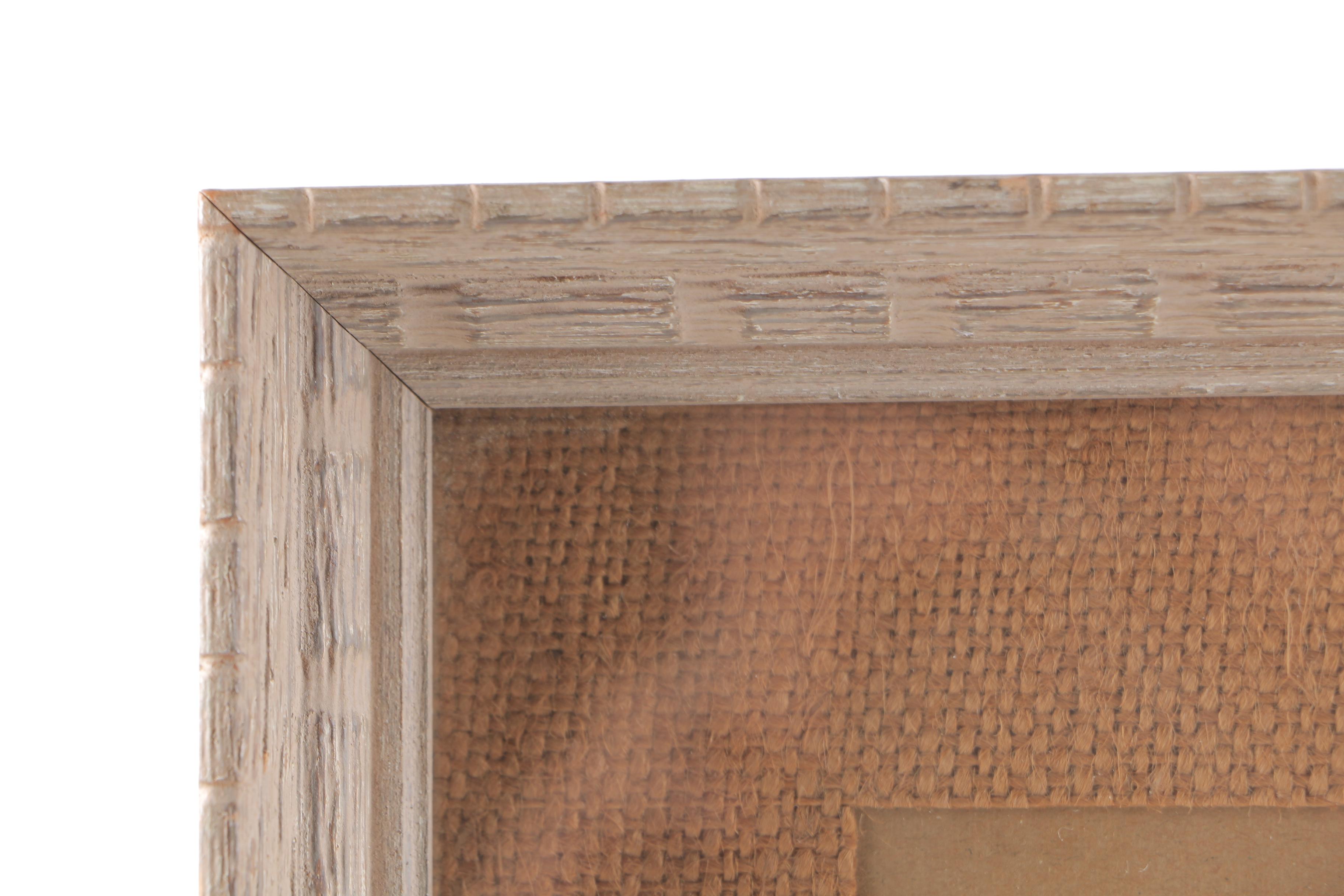 Framed Klecksograph "Cara de idolo, Teotihuacan I"