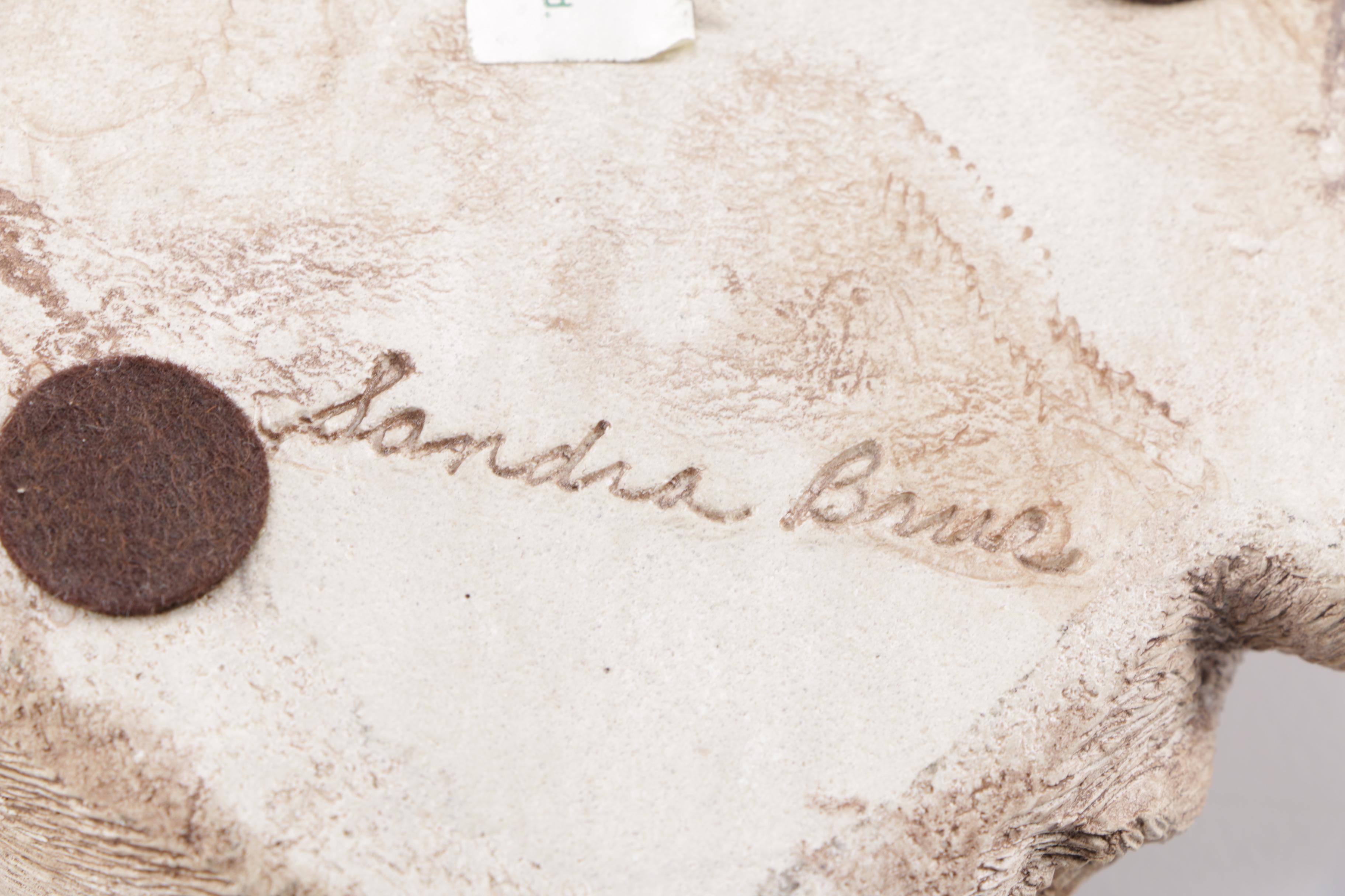 Signed Sandra Brue Sandicast Dog Figurines