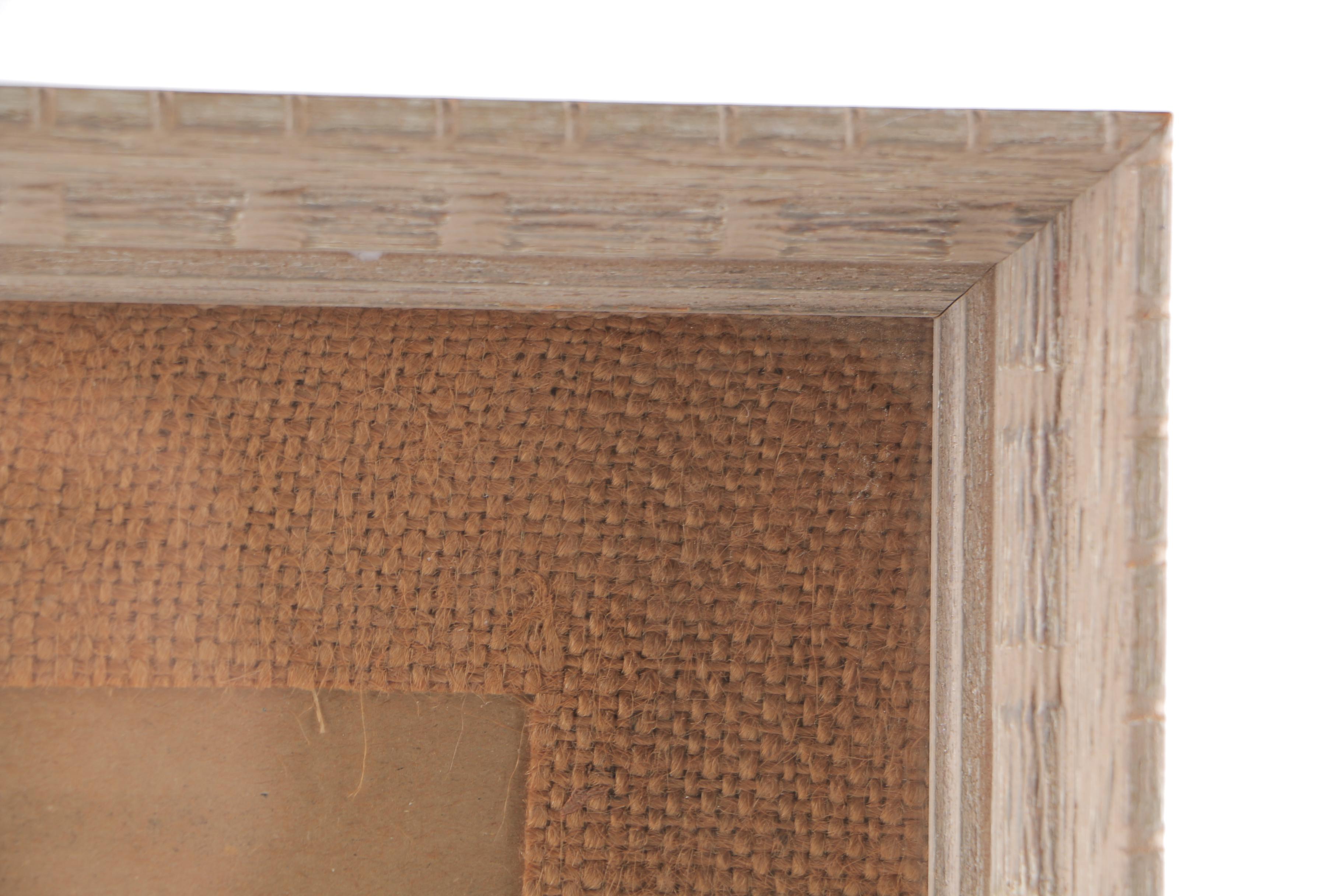 Framed Klecksograph "Cara de idolo, Teotihuacan I"