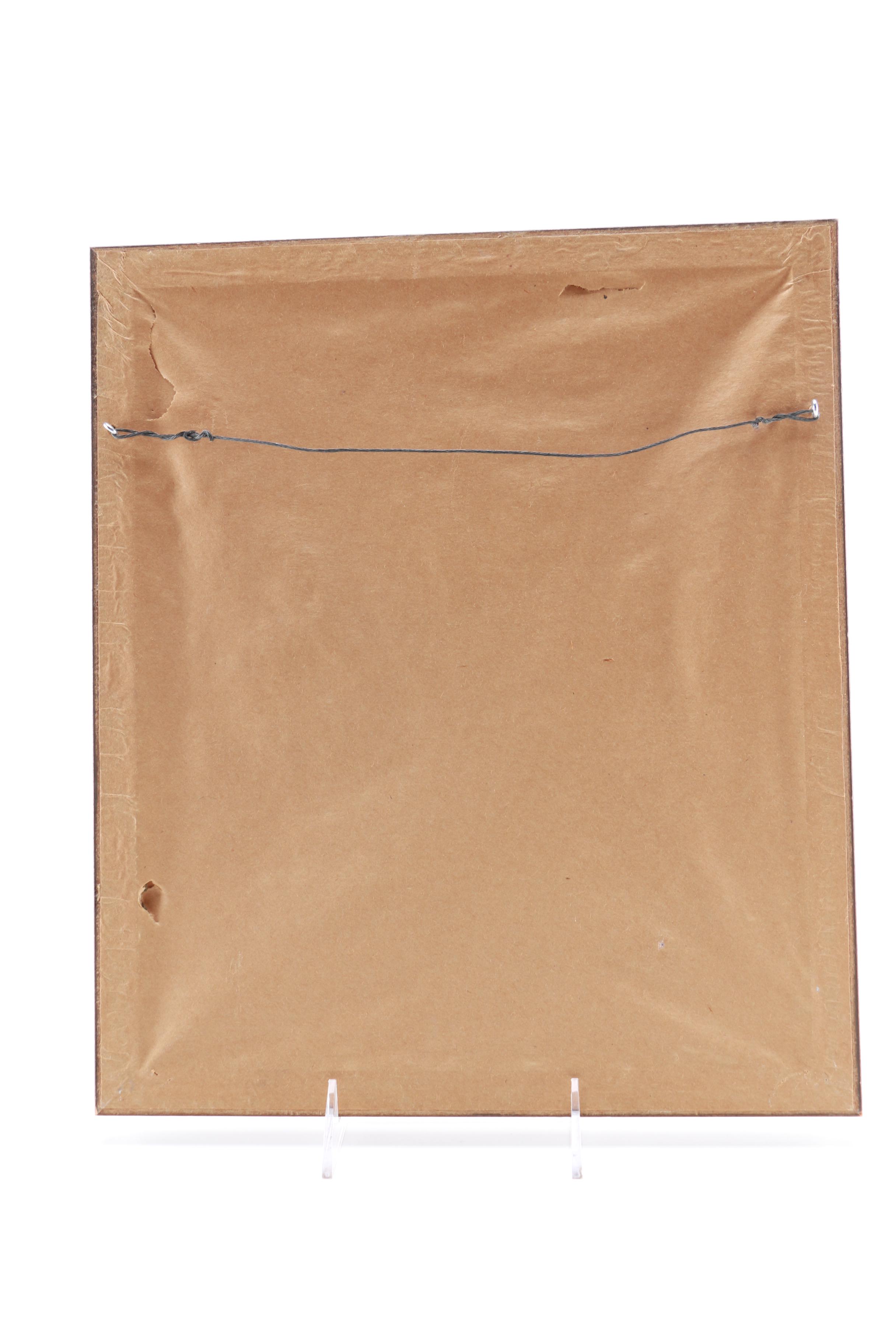 Vintage Rosamund Niles Drypoint Etching "Brooklyn Bridge"