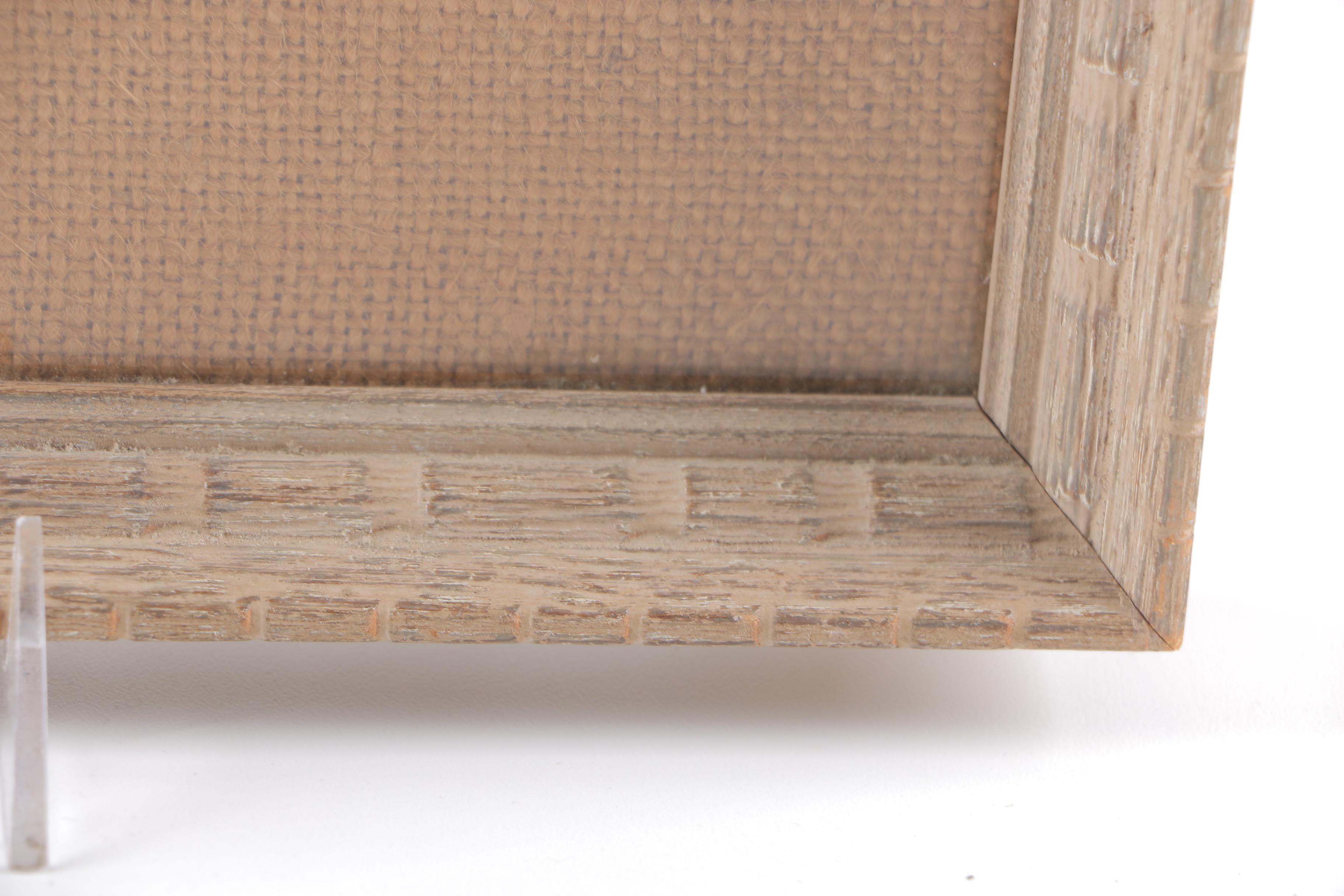 Framed Klecksograph "Cara de idolo, Teotihuacan I"