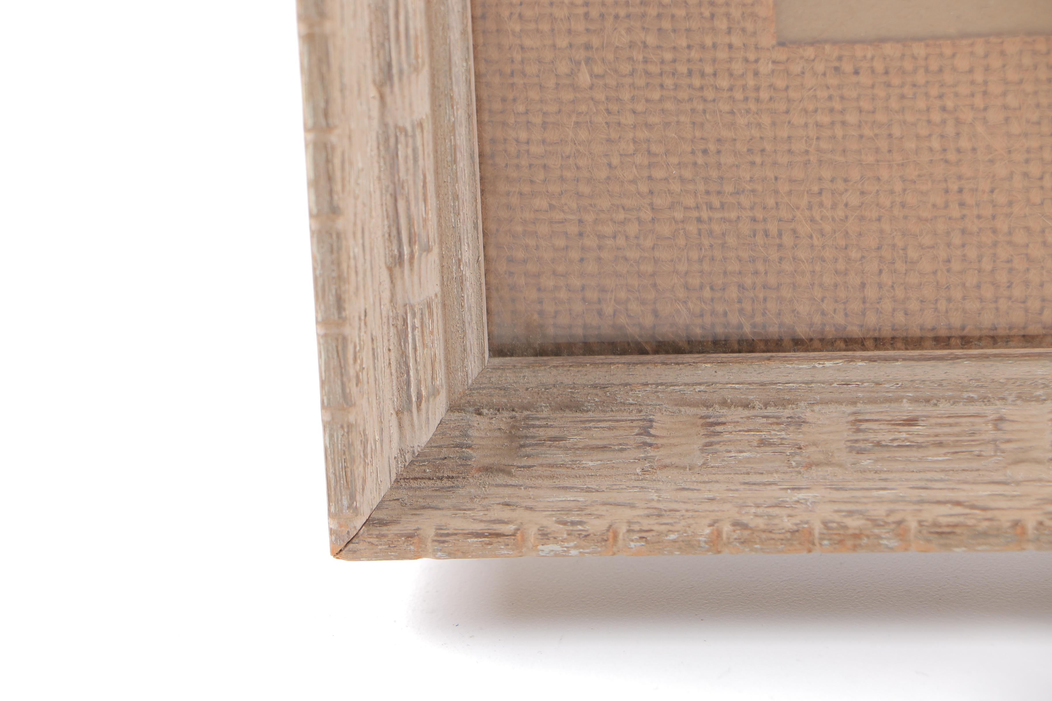 Framed Klecksograph "Cara de idolo, Teotihuacan I"