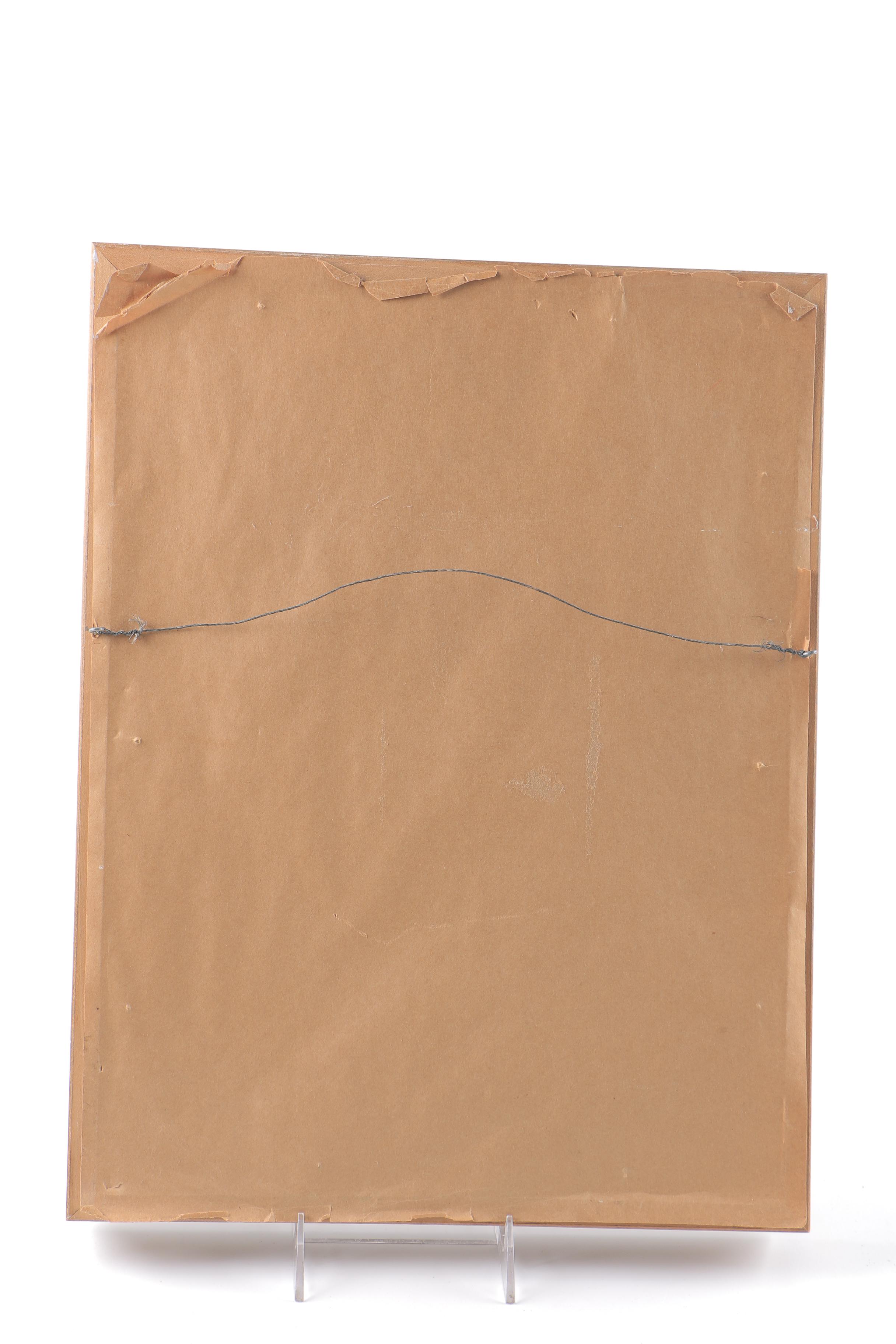 Framed Klecksograph "Cara de idolo, Teotihuacan I"