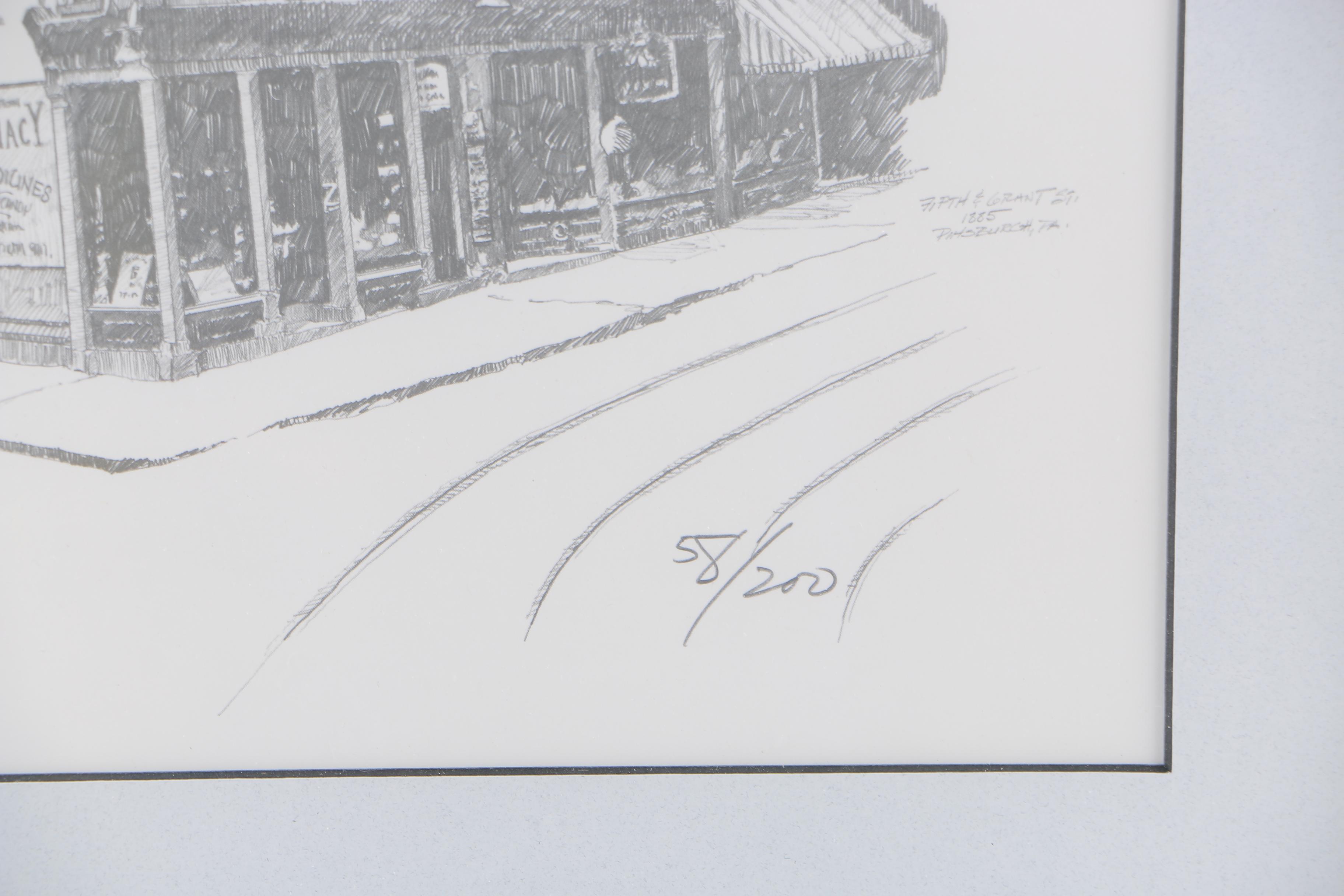 Pittsburgh Street Scene Prints