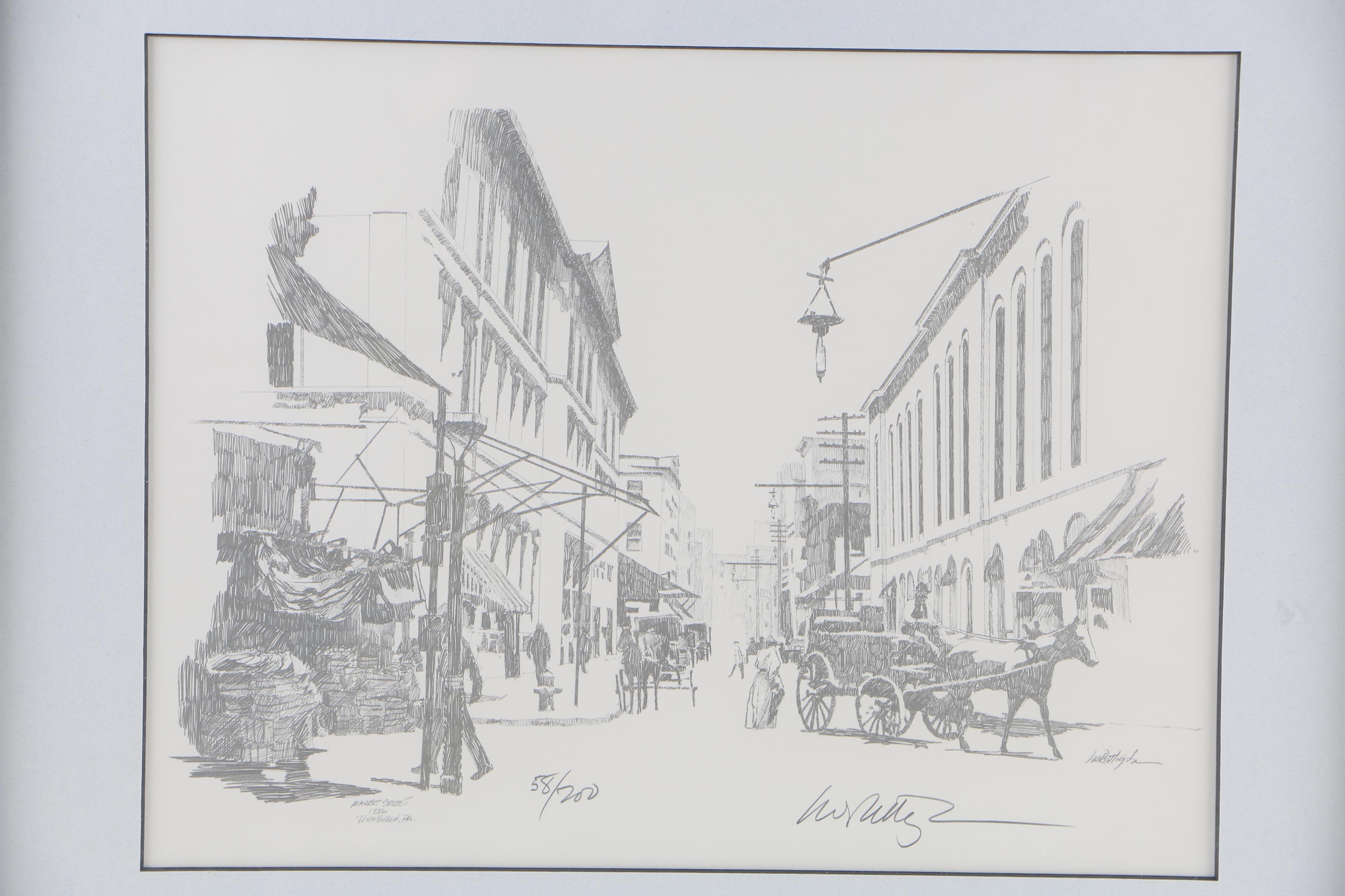 Pittsburgh Street Scene Prints