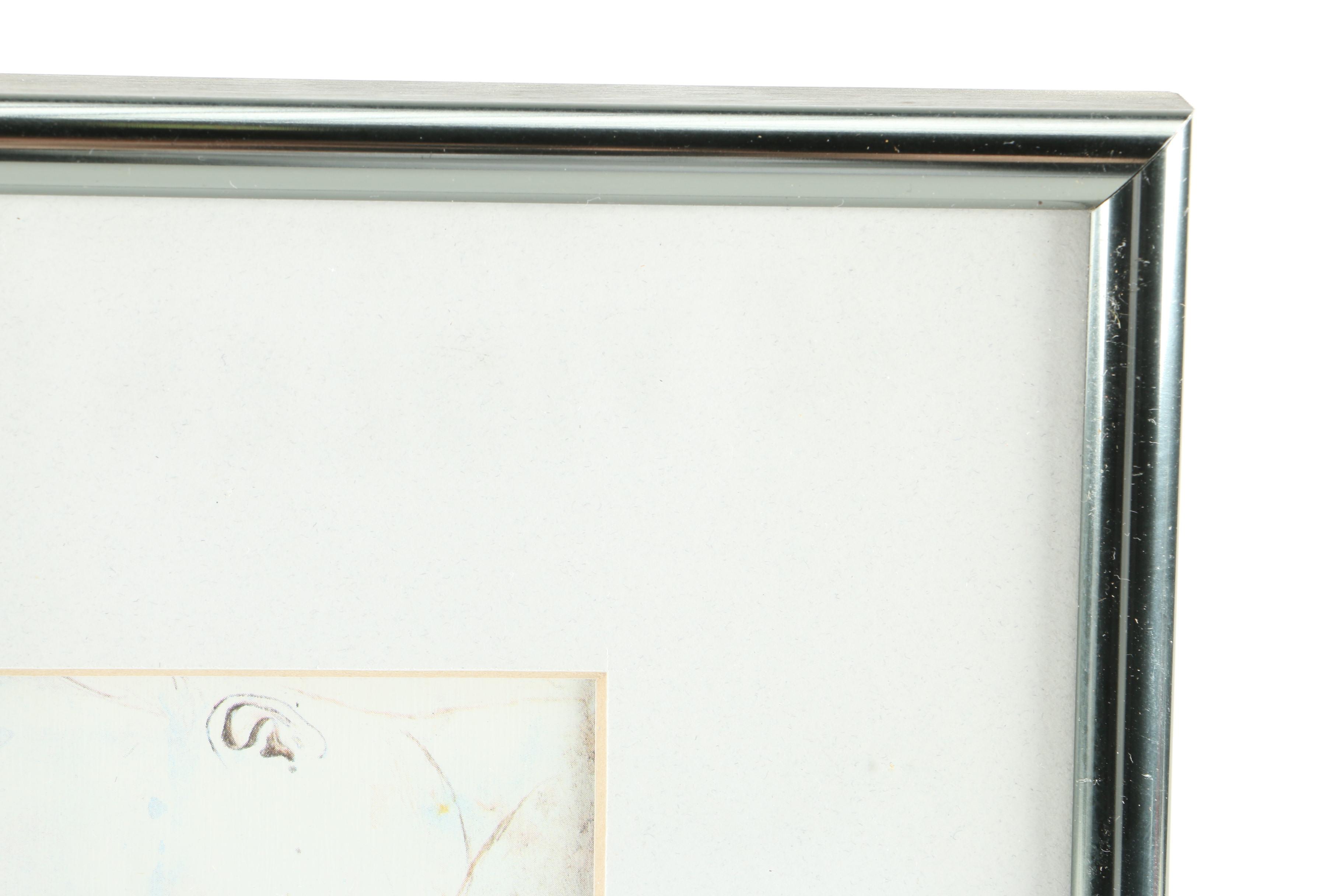 Offset Lithograph of a Surreal Dreamscape