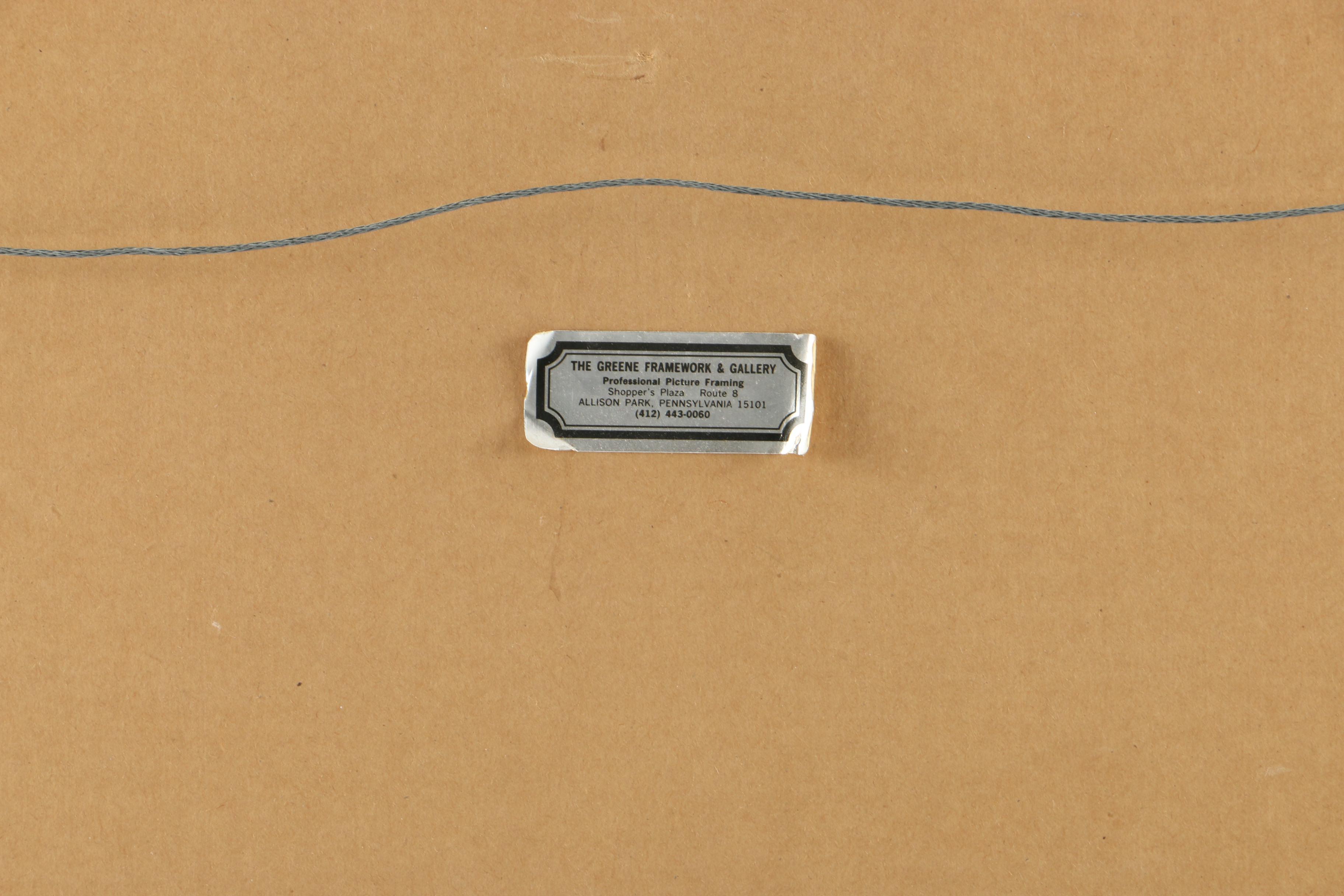 Offset Lithograph of a Surreal Dreamscape