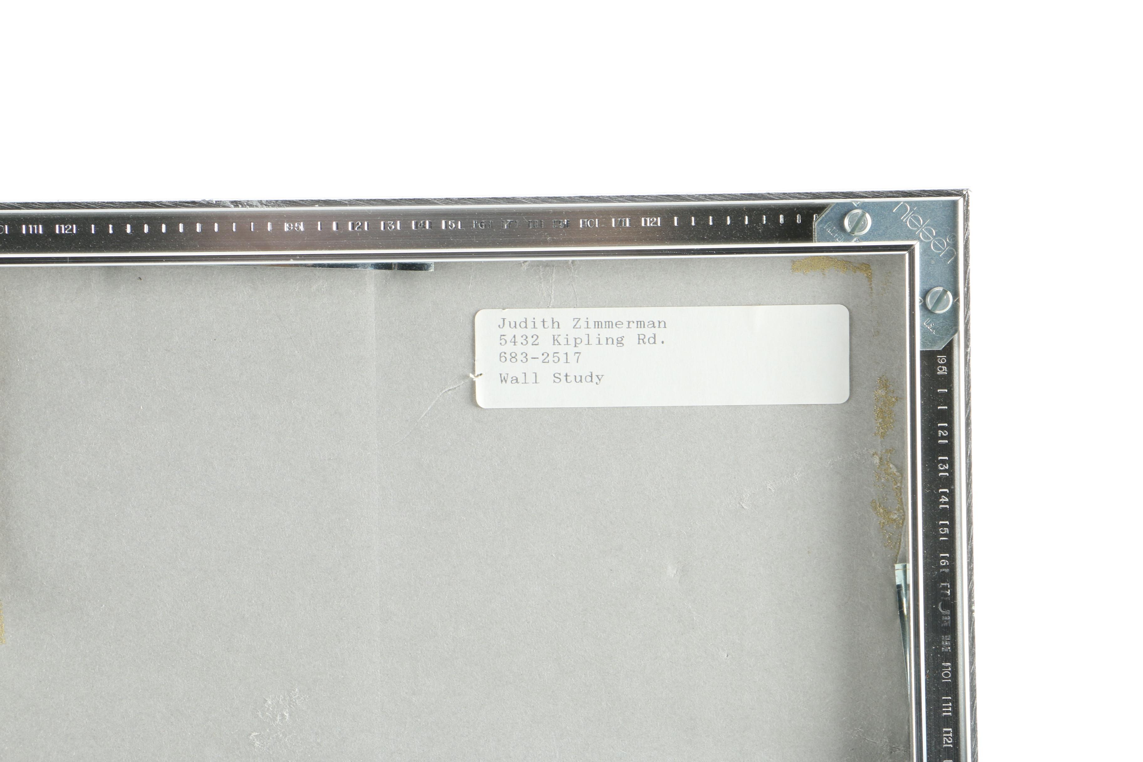 Judith Zimmerman Cross-Processed Photograph "Wall Study"