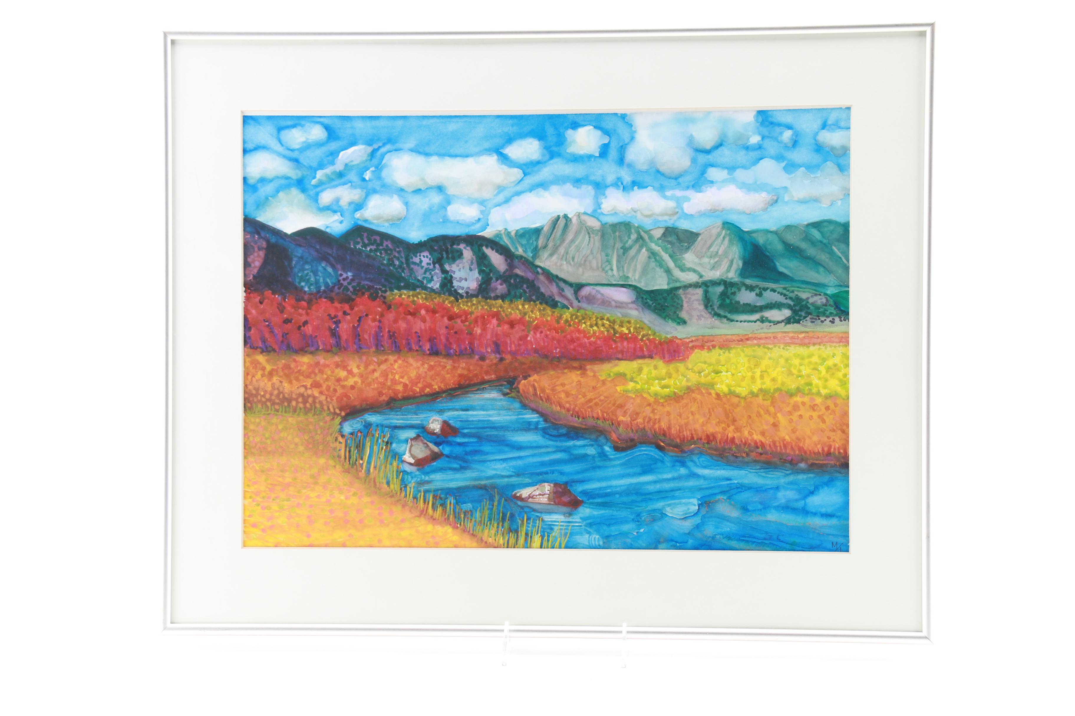 Mary Jane Milz Original Mixed Media Painting