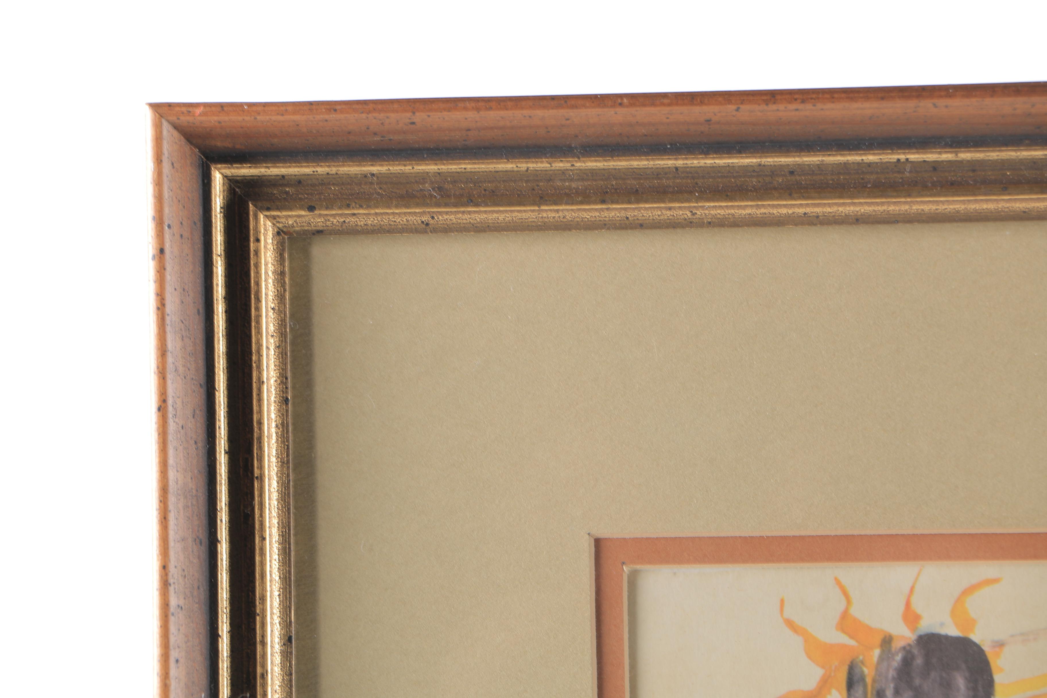 After Egon Schiele Giclee on Paper of "Sunflowers"