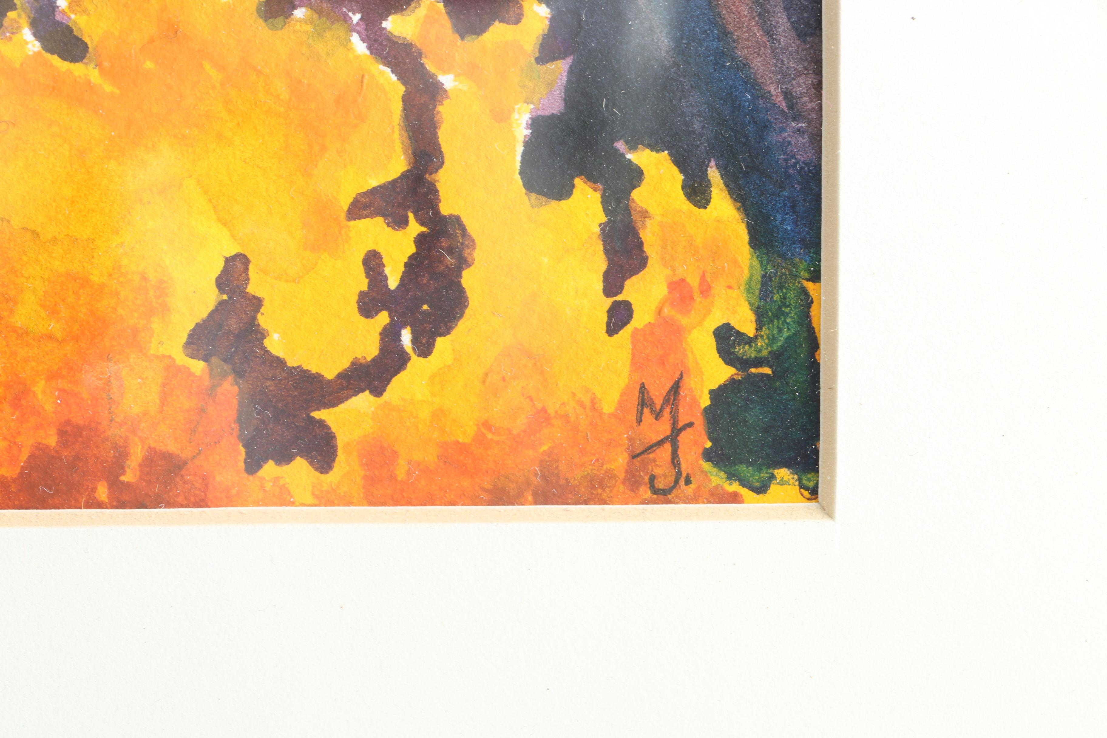 Mary Jane Milz Paintings “The Love of Wolf Creek” and “Wind Horse