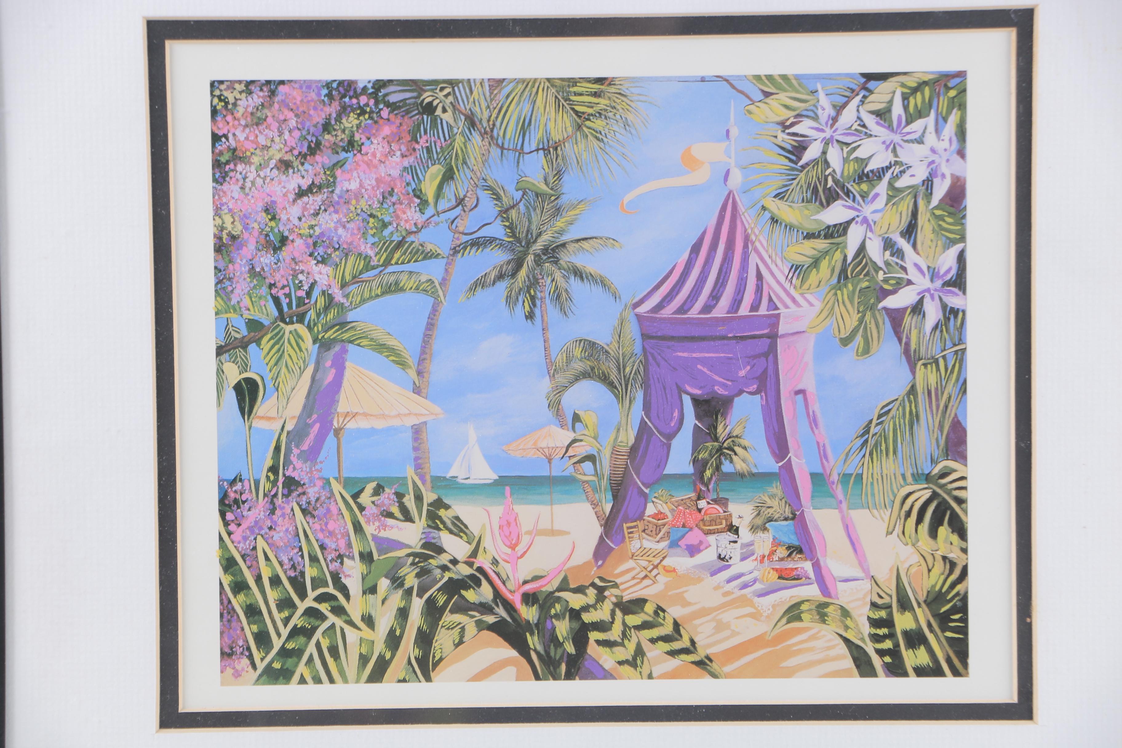 Sharie Bohlmann Seriolithograph "Fantasy Island"