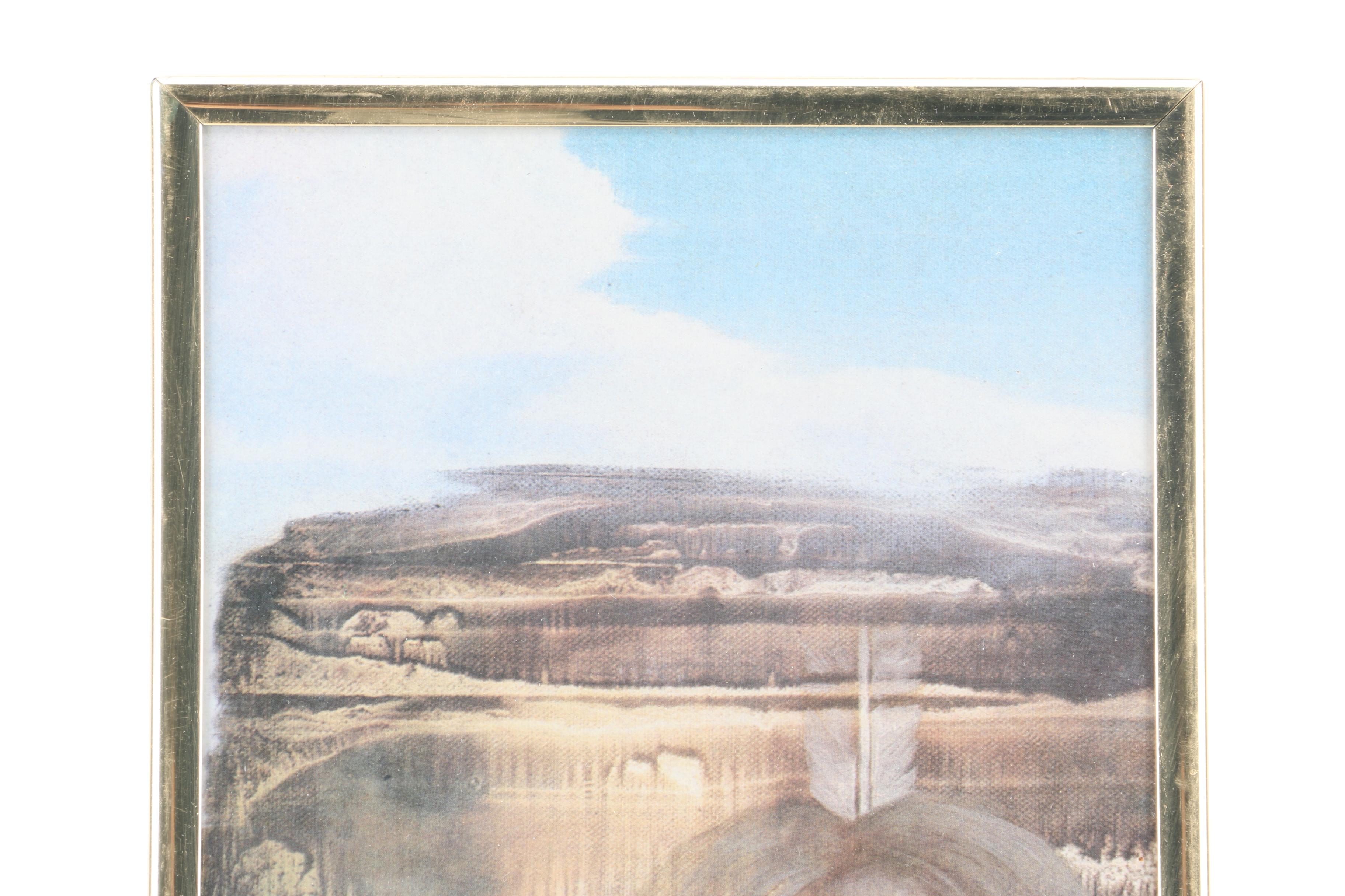 Offset Lithographs and Etching of Native American Scenes