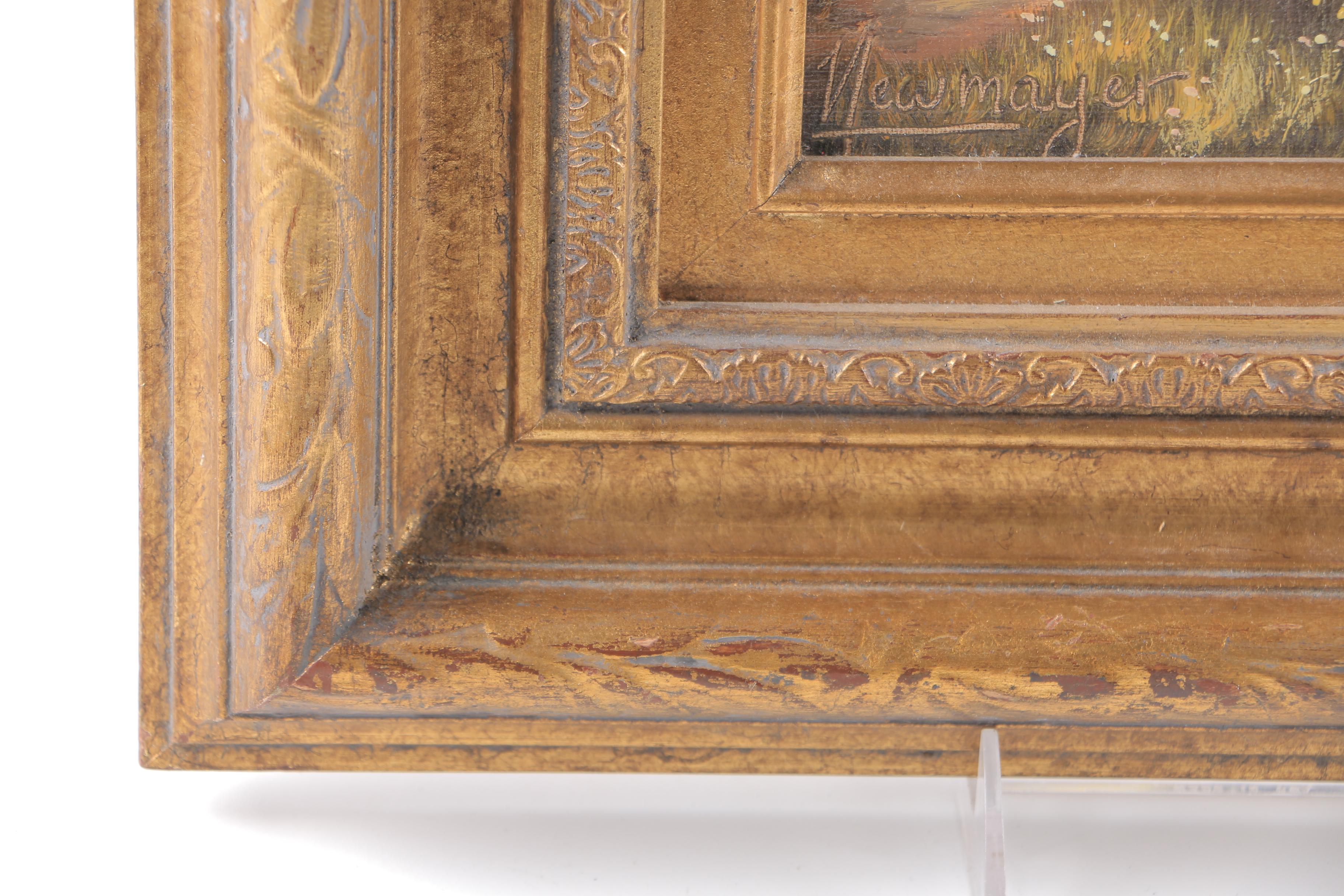 Rudolf Neumayer Original Oil Painting on Canvas of Landscape