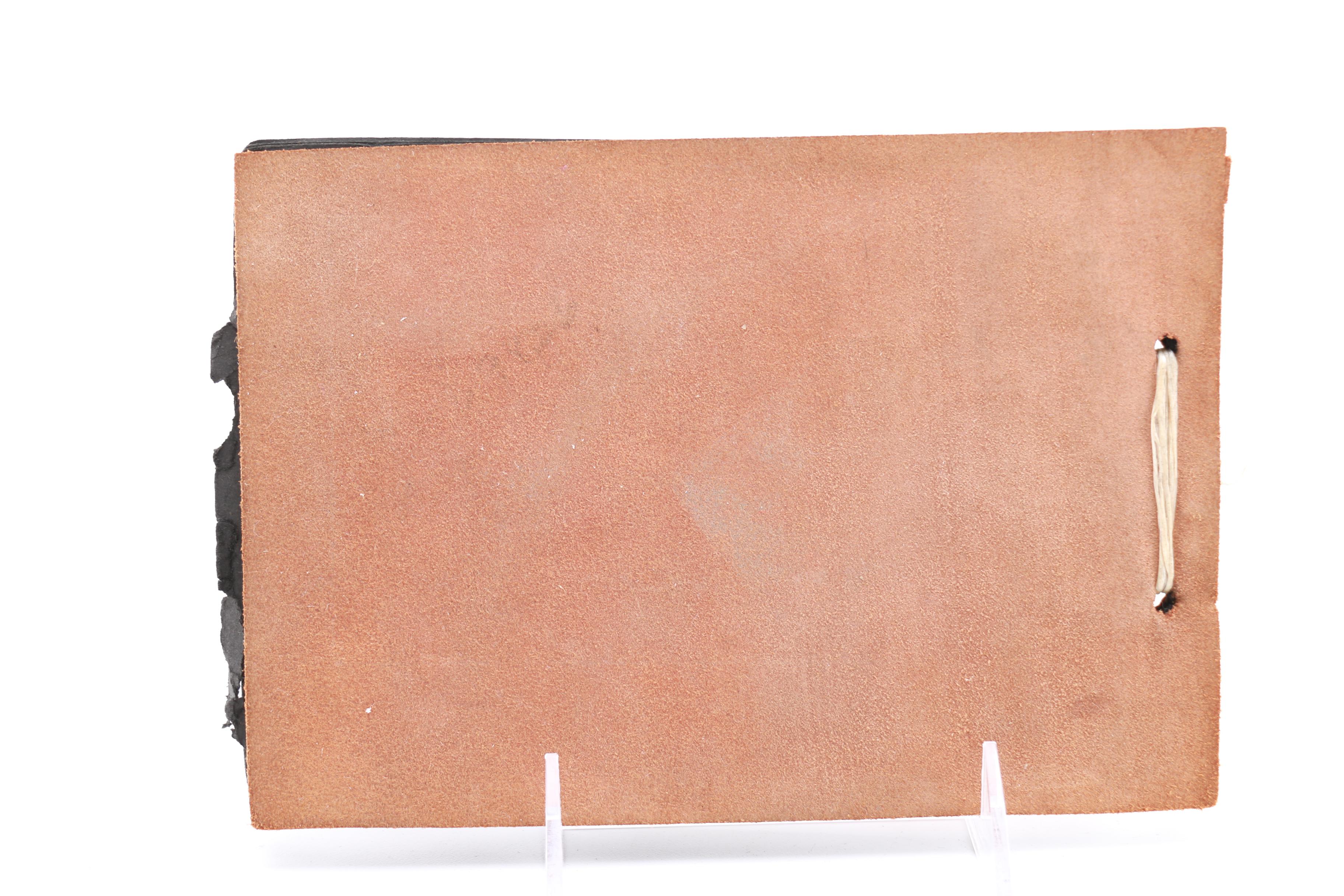 Rustic Leather Bound Photo Album