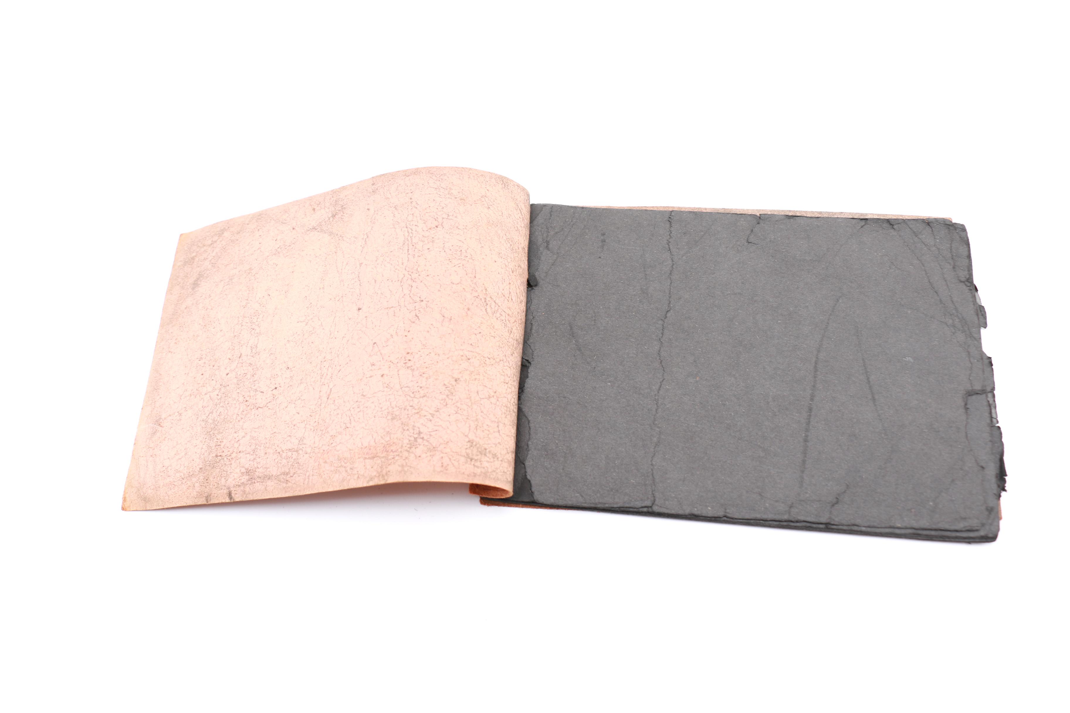 Rustic Leather Bound Photo Album