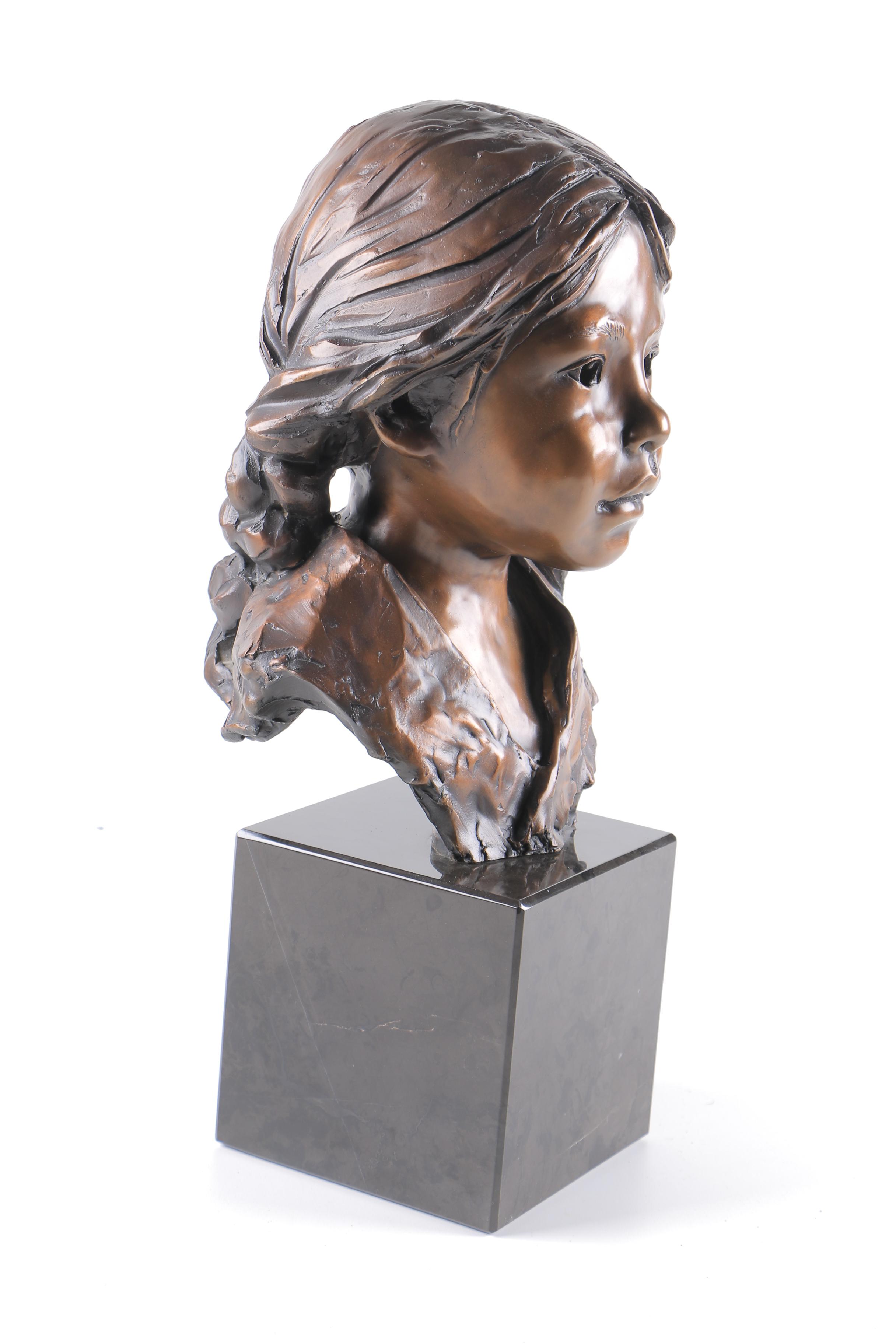 Glenna Goodacre Limited Edition Bronze "Bust of a Young Girl"