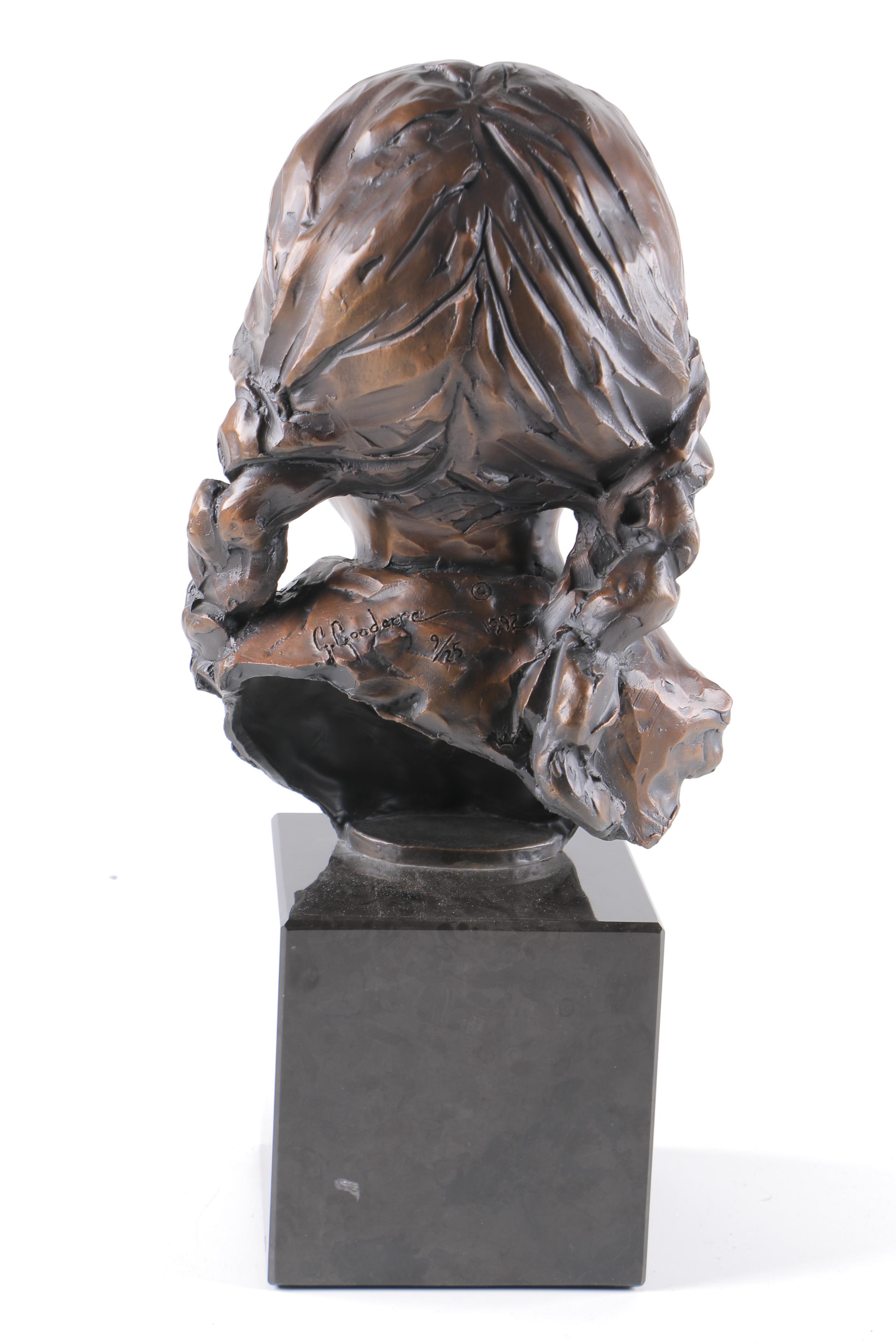 Glenna Goodacre Limited Edition Bronze "Bust of a Young Girl"