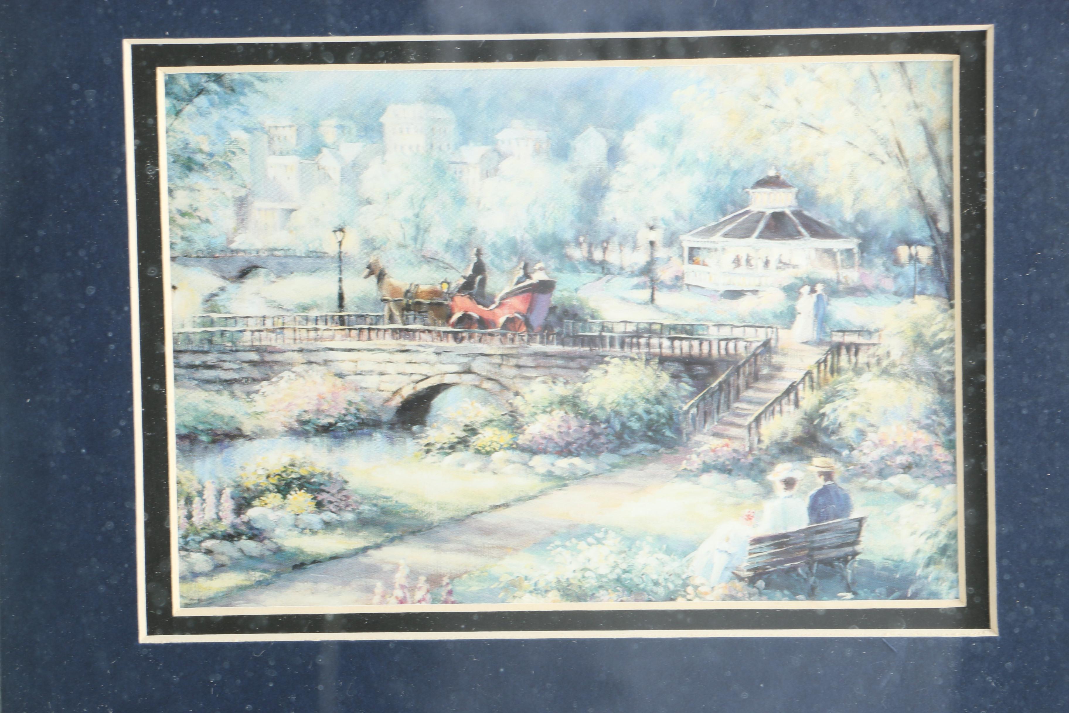 Offset Lithographs After Paintings of Genre Scenes