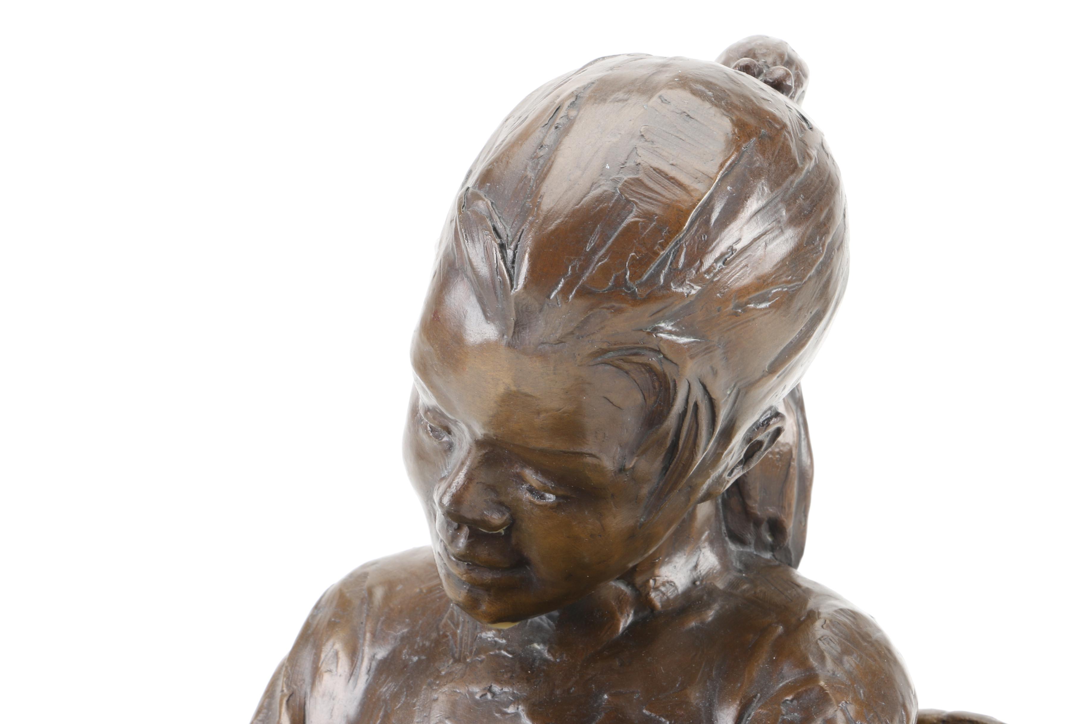 Gary Lee Price Limited Edition Bronze Sculptures of Children