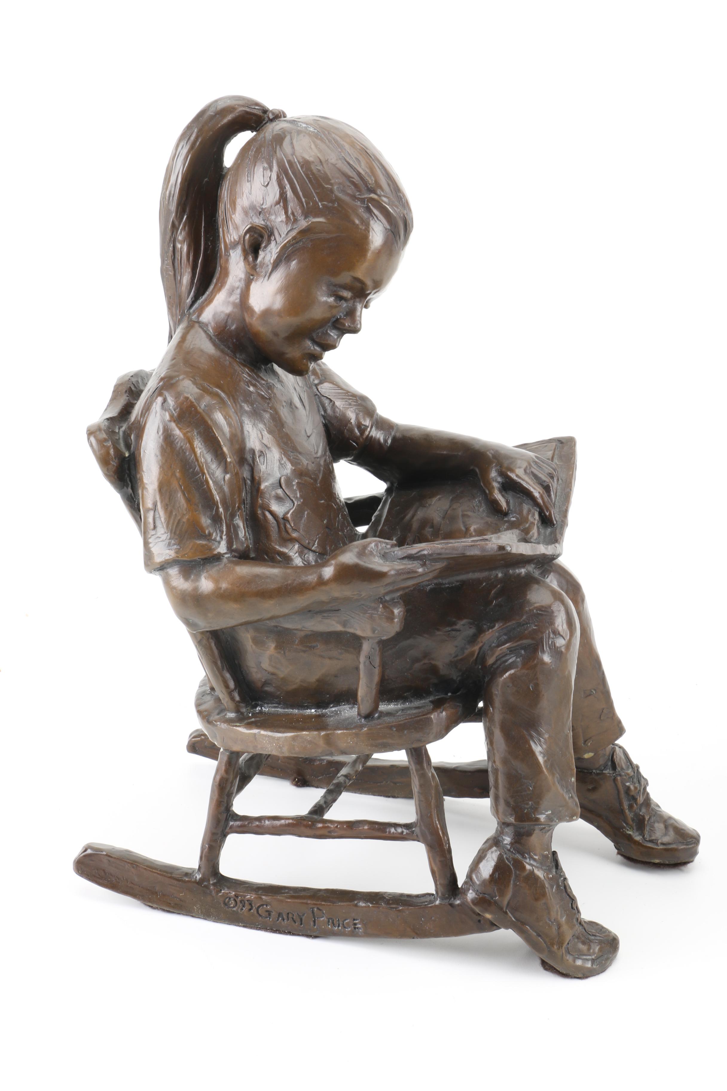Gary Lee Price Limited Edition Bronze Sculptures of Children