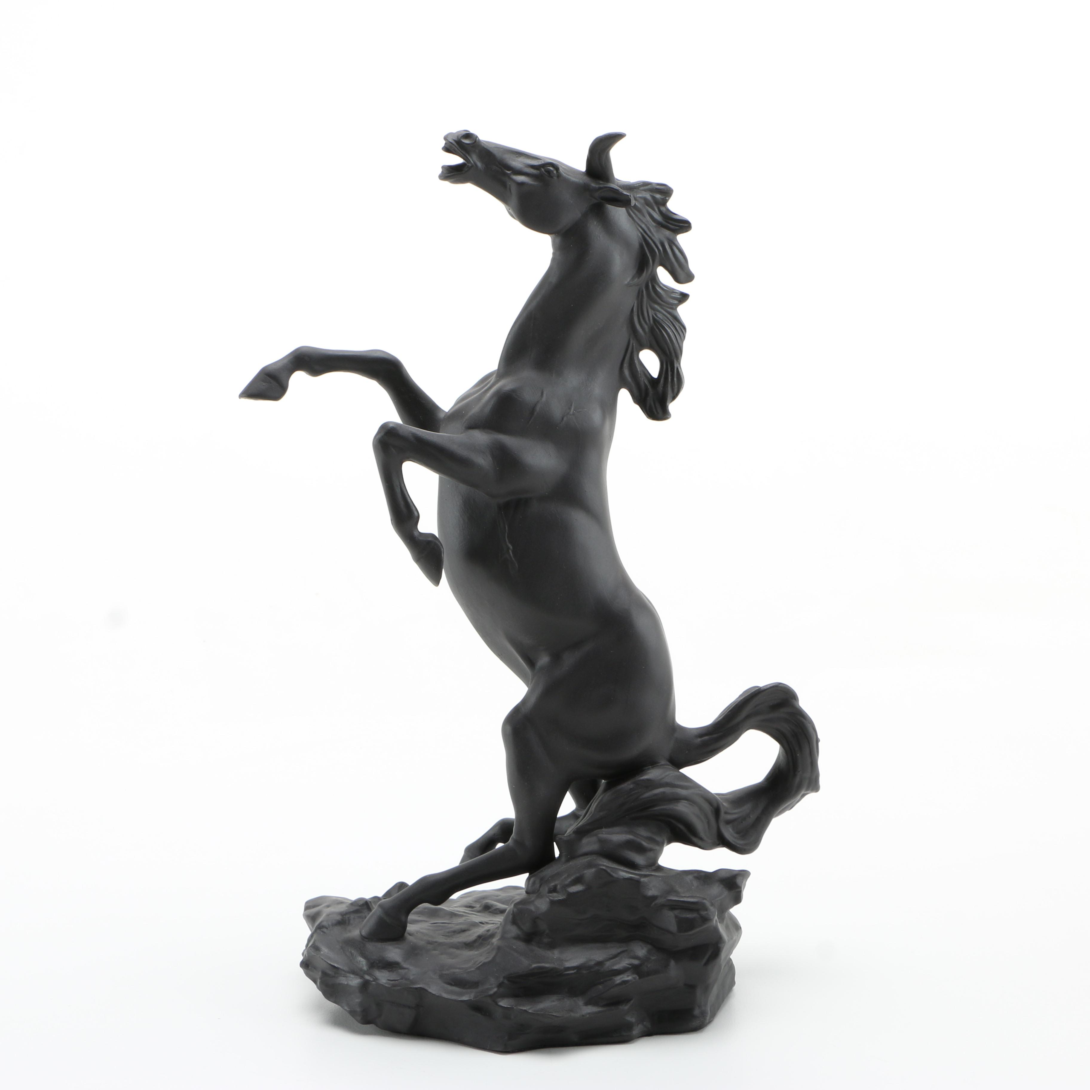 The Franklin Mint Battling Stallions Figurine