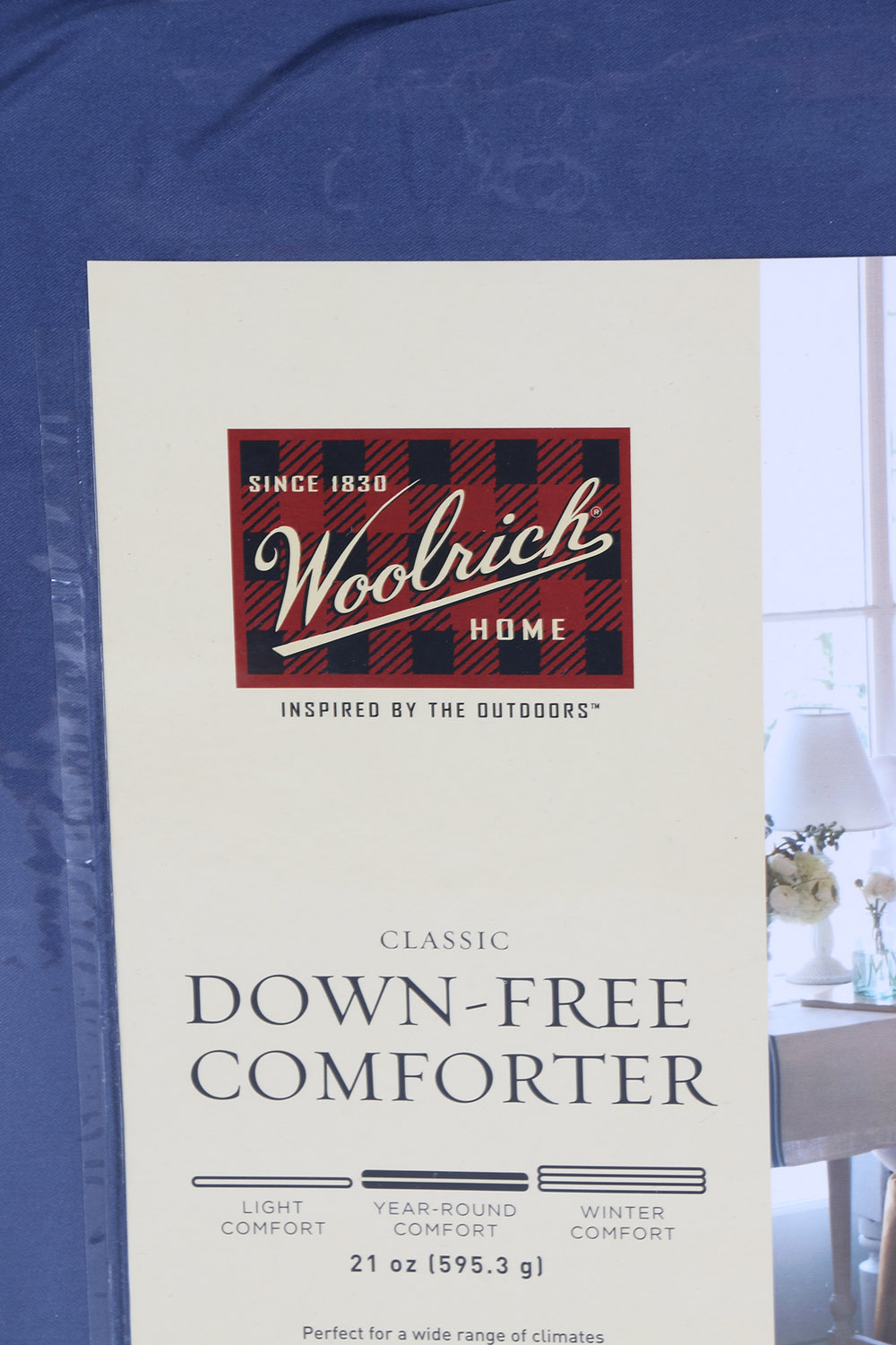 Woolrich Blue Down-Free Twin Sized Comforter