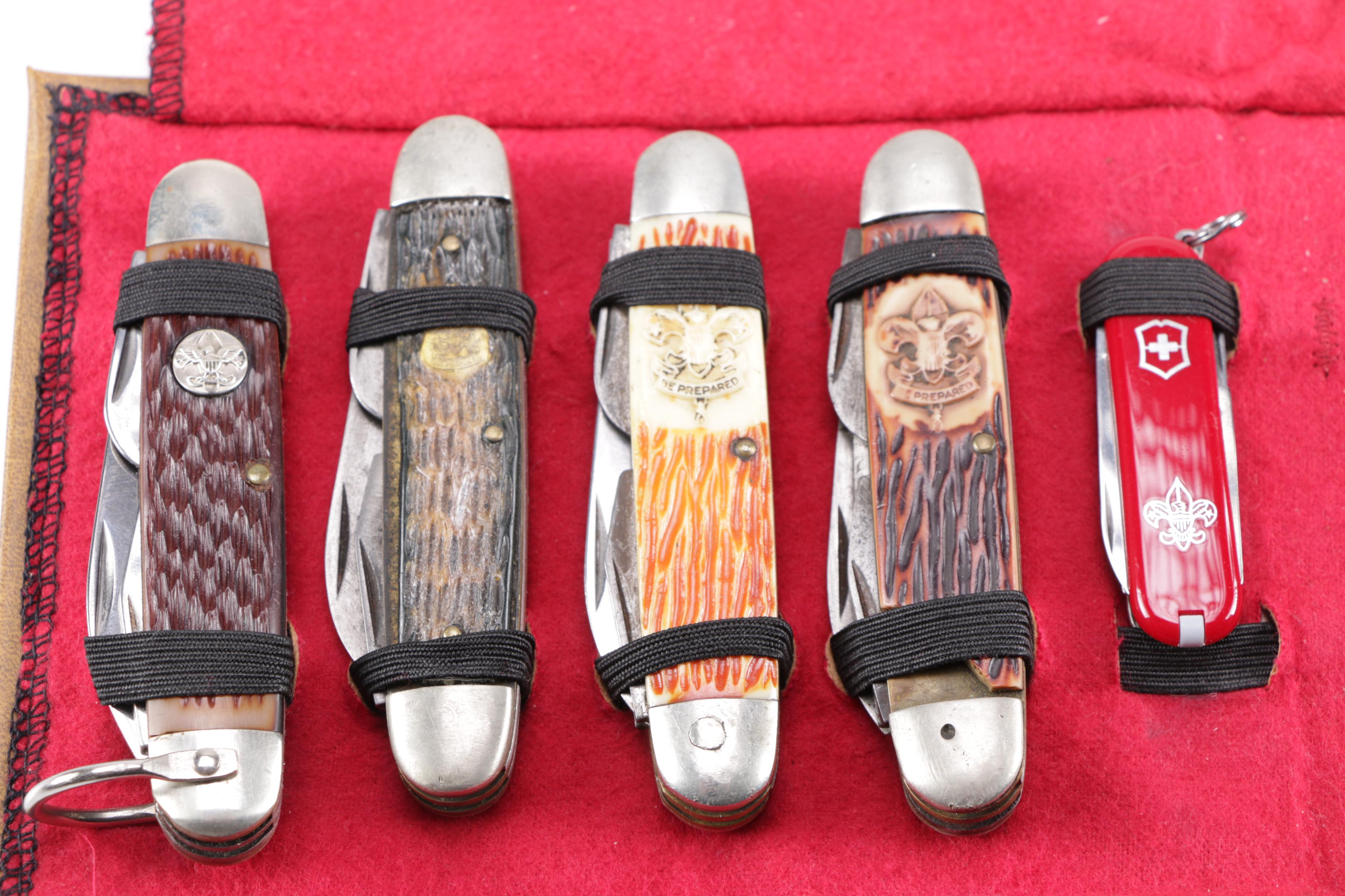 Vintage Boy Scout Pocket Knife Collection