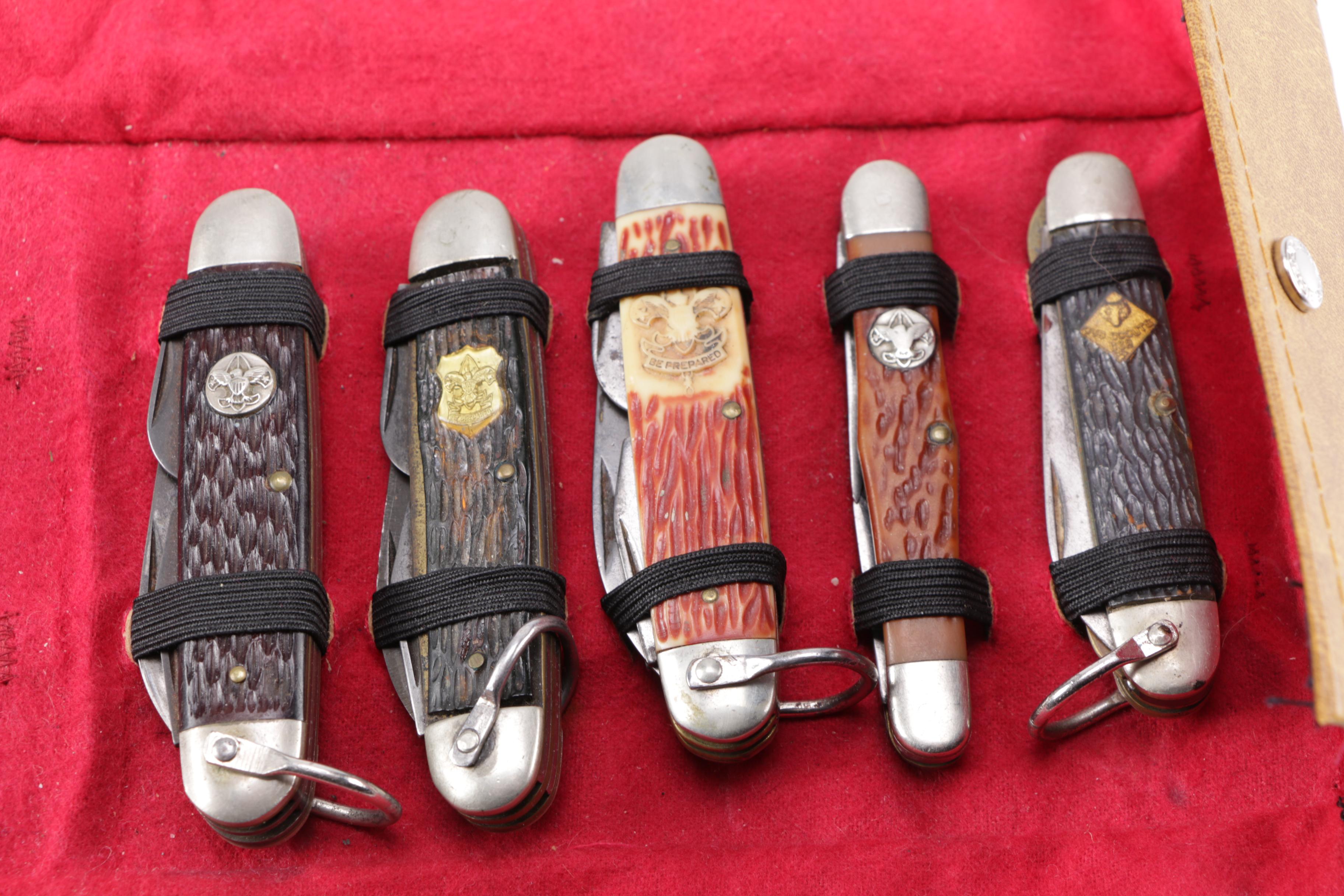 Vintage Boy Scout Pocket Knife Collection