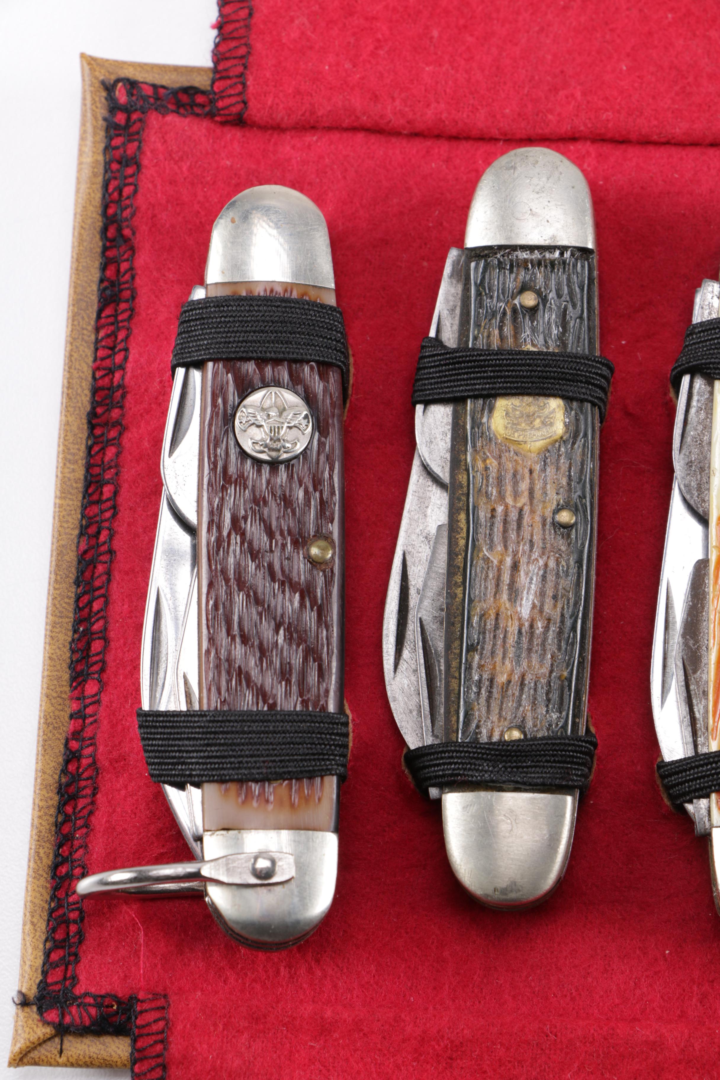 Vintage Boy Scout Pocket Knife Collection